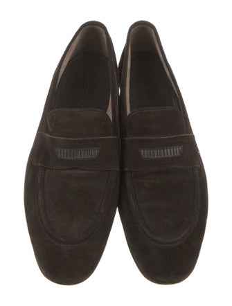Ermenegildo Zegna Suede Dress Loafers