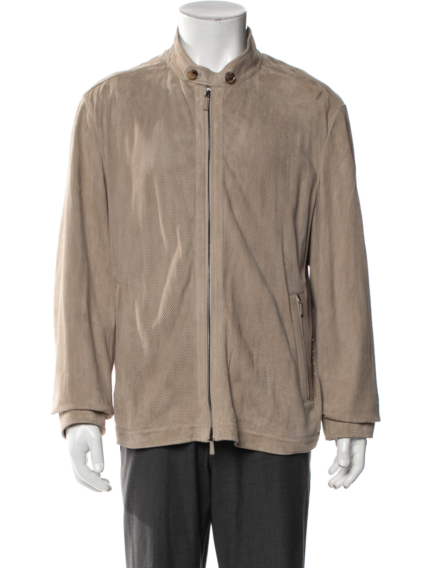 Ermenegildo Zegna Leather Jacket