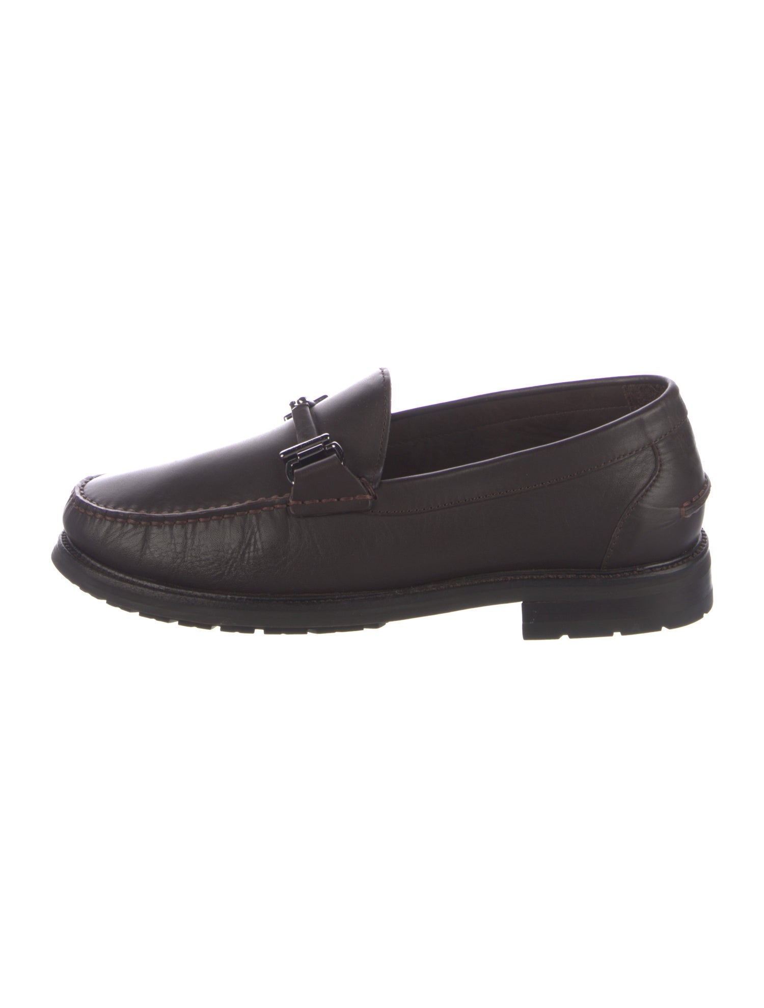 Ermenegildo Zegna Leather Dress Loafers