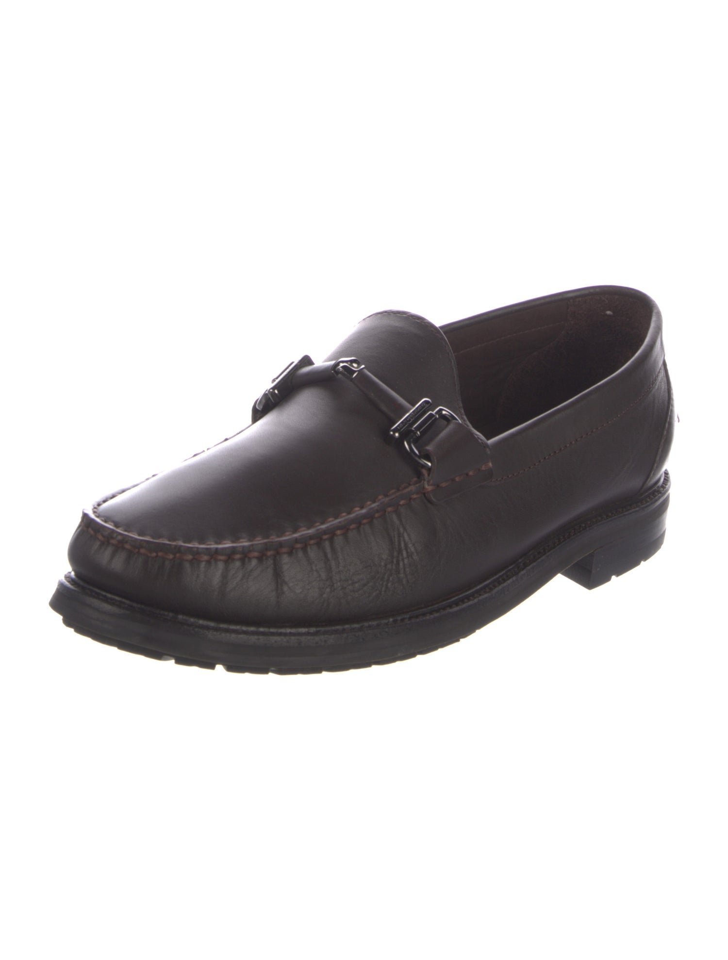Ermenegildo Zegna Leather Dress Loafers