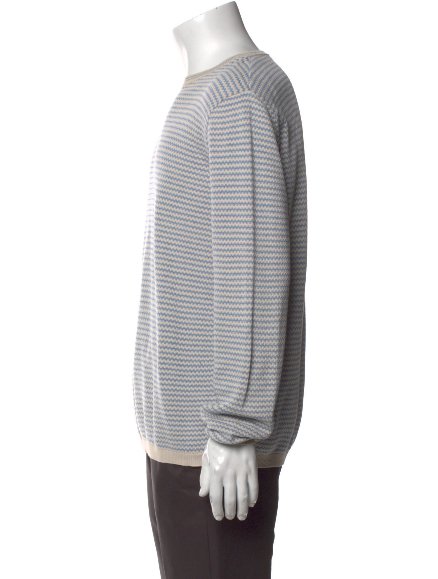 Ermenegildo Zegna Striped Crew Neck Pullover