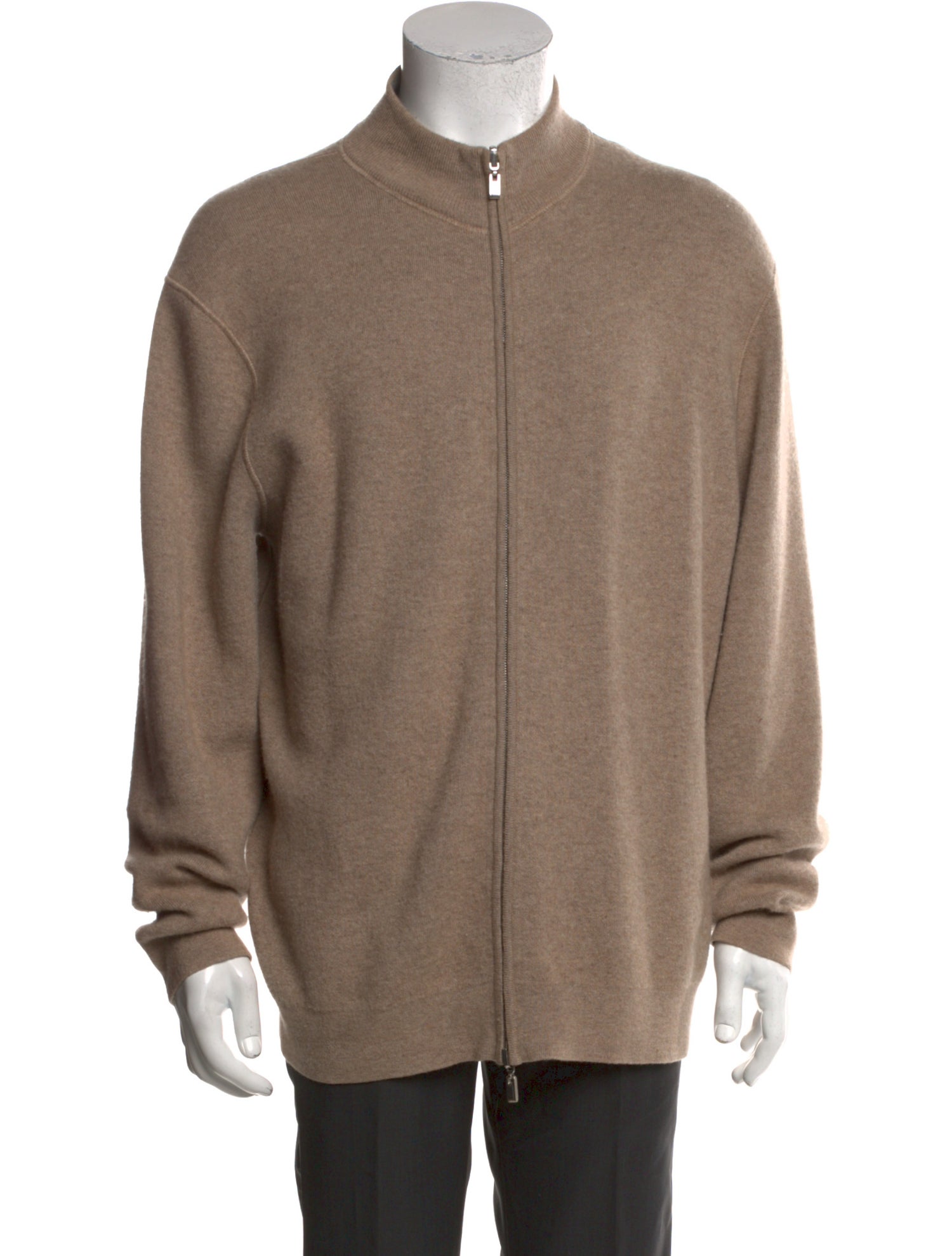 Ermenegildo Zegna Cashmere Mock Neck Cardigan