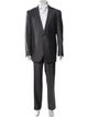 Ermenegildo Zegna Wool Plaid Print Two-Piece Suit