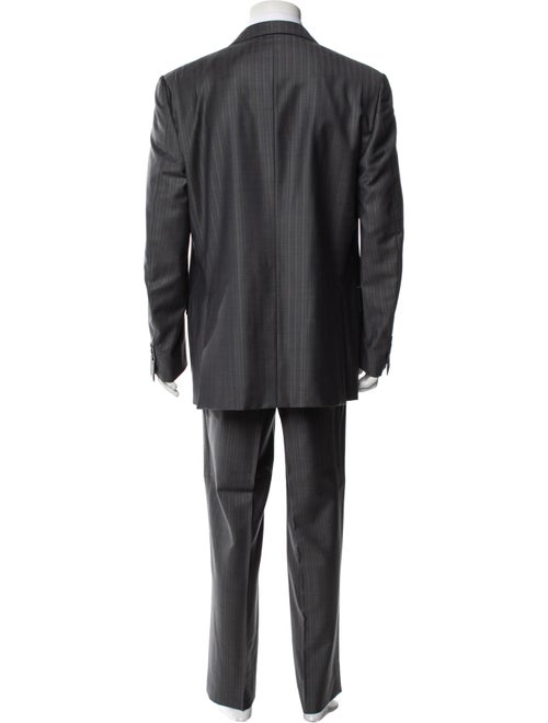 Ermenegildo Zegna Wool Plaid Print Two-Piece Suit