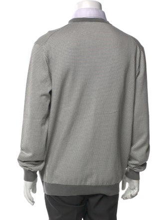 Ermenegildo Zegna Printed V-Neck Cardigan
