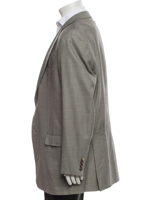 Ermenegildo Zegna Houndstooth Print Blazer