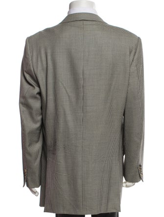 Ermenegildo Zegna Houndstooth Print Blazer