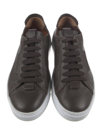 Ermenegildo Zegna Leather Sneakers