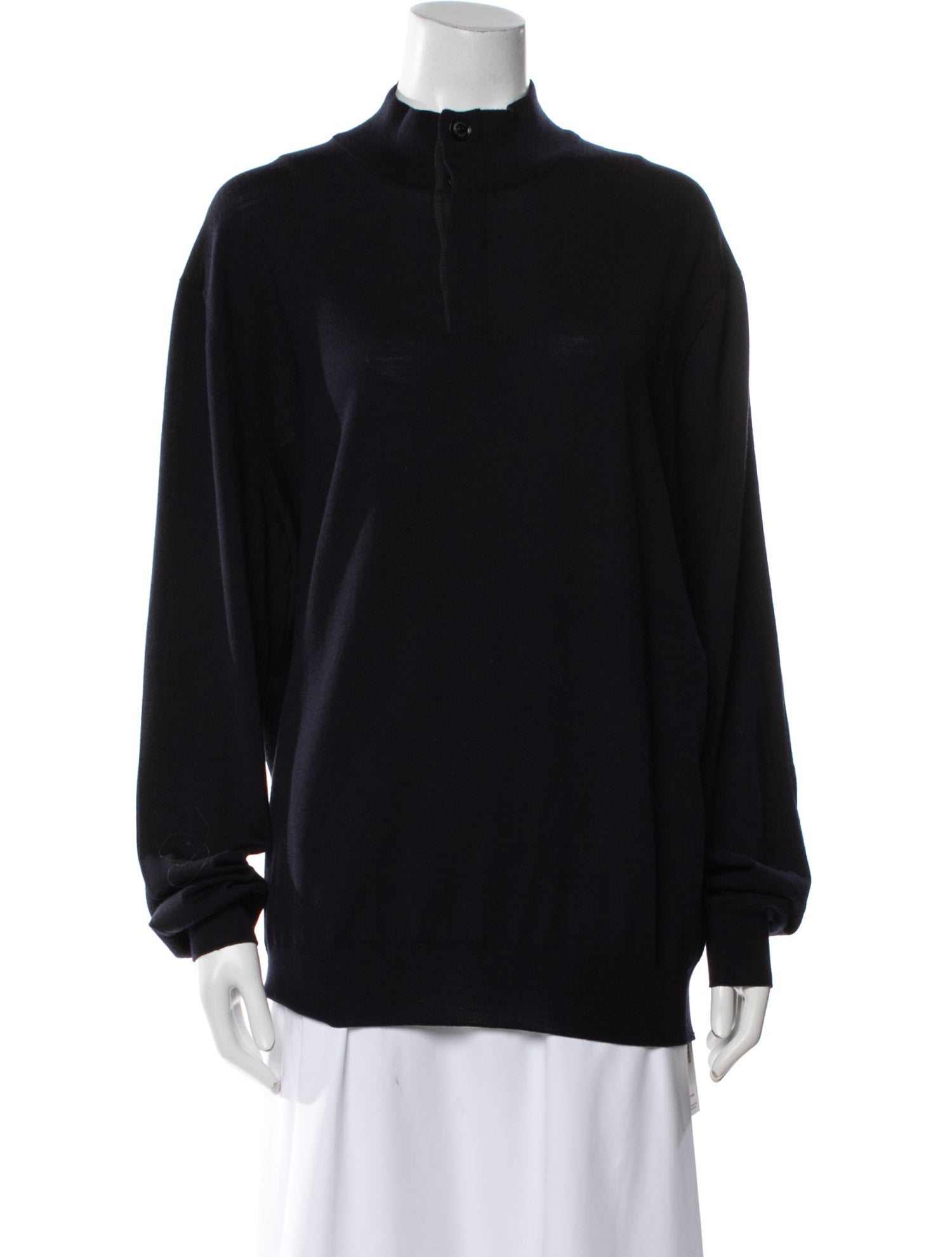 Ermenegildo Zegna Wool Mock Neck Sweater