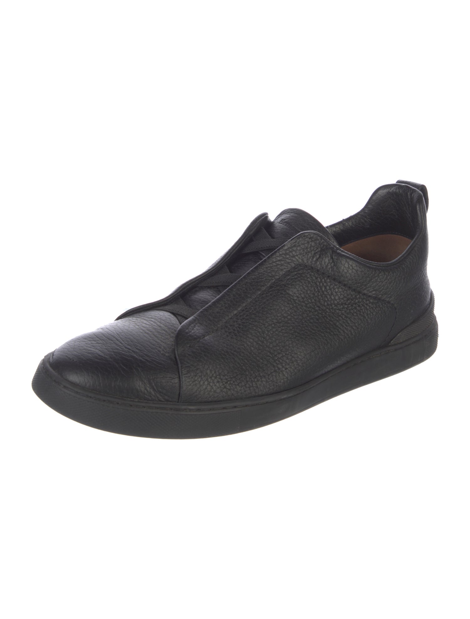 Ermenegildo Zegna Couture Leather Sneakers