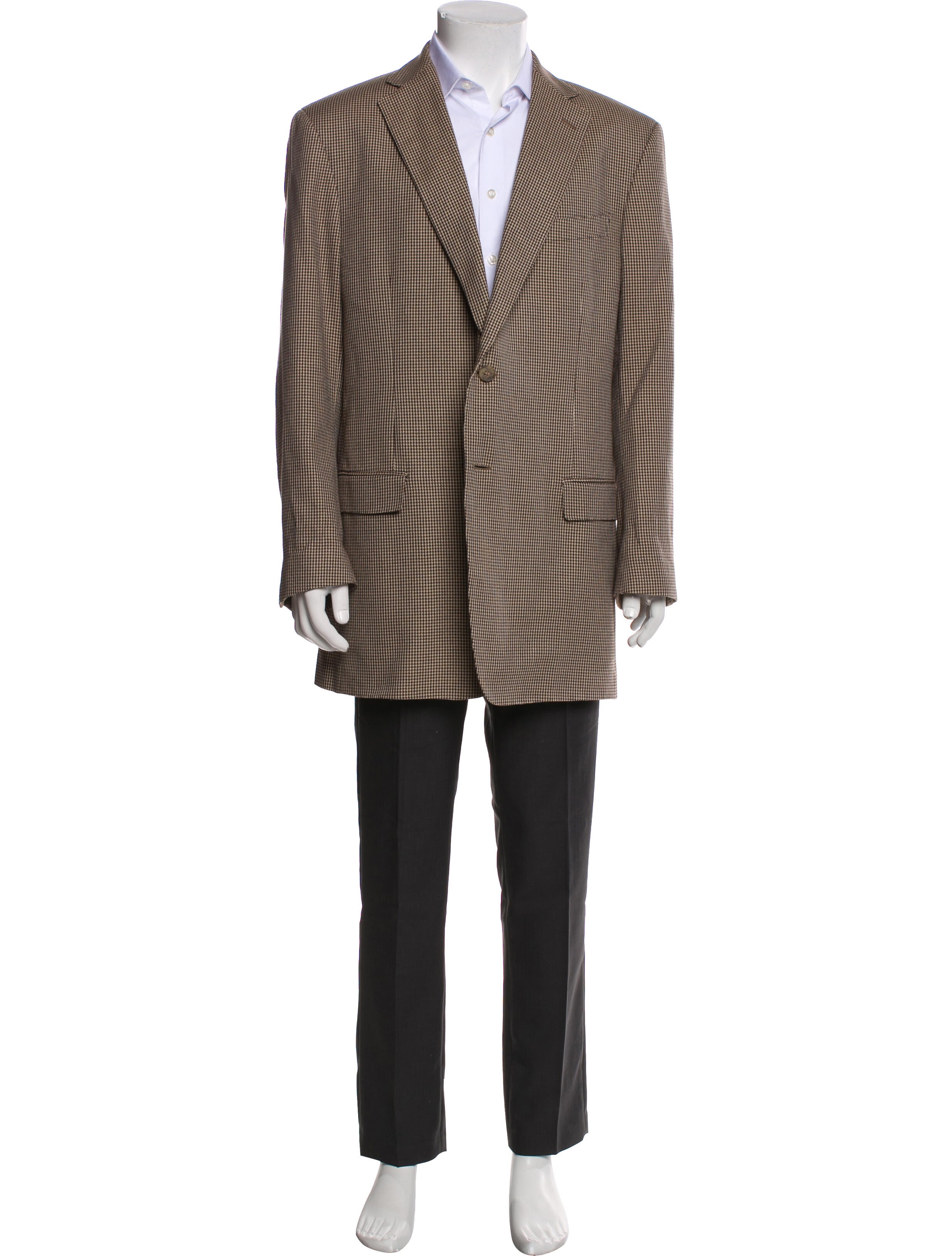 Ermenegildo Zegna Houndstooth Print Blazer