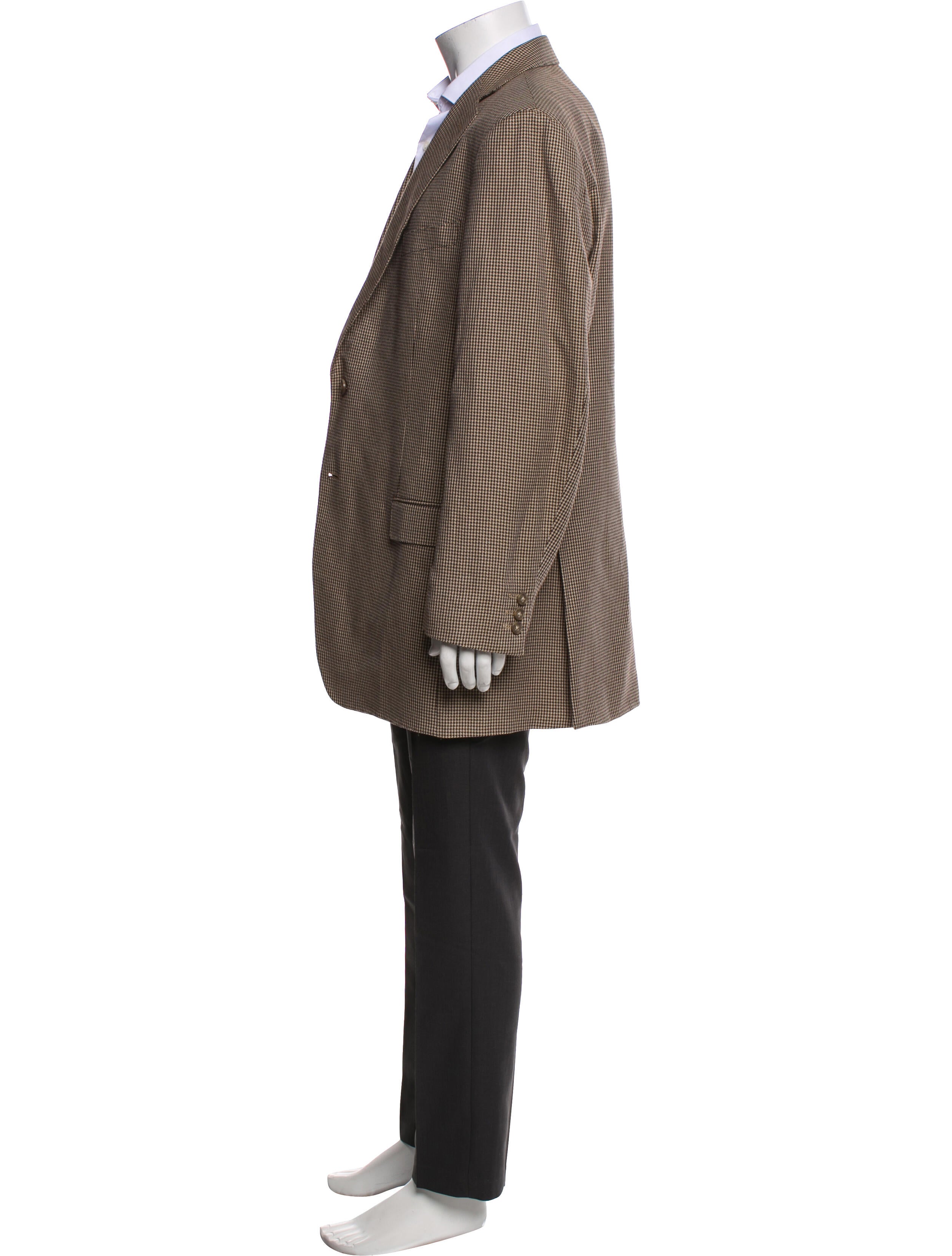 Ermenegildo Zegna Houndstooth Print Blazer