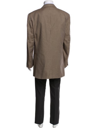 Ermenegildo Zegna Houndstooth Print Blazer