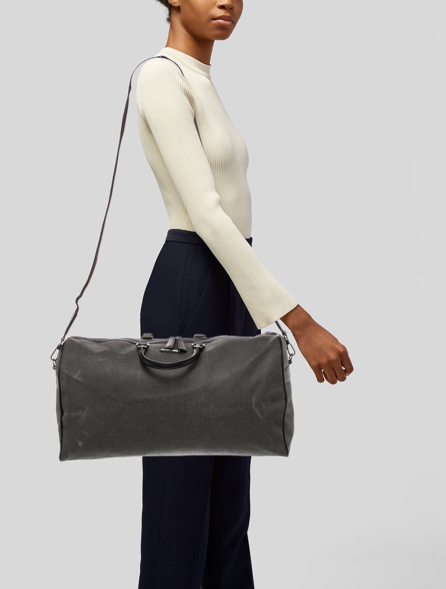 Ermenegildo Zegna Leather Weekender Bag