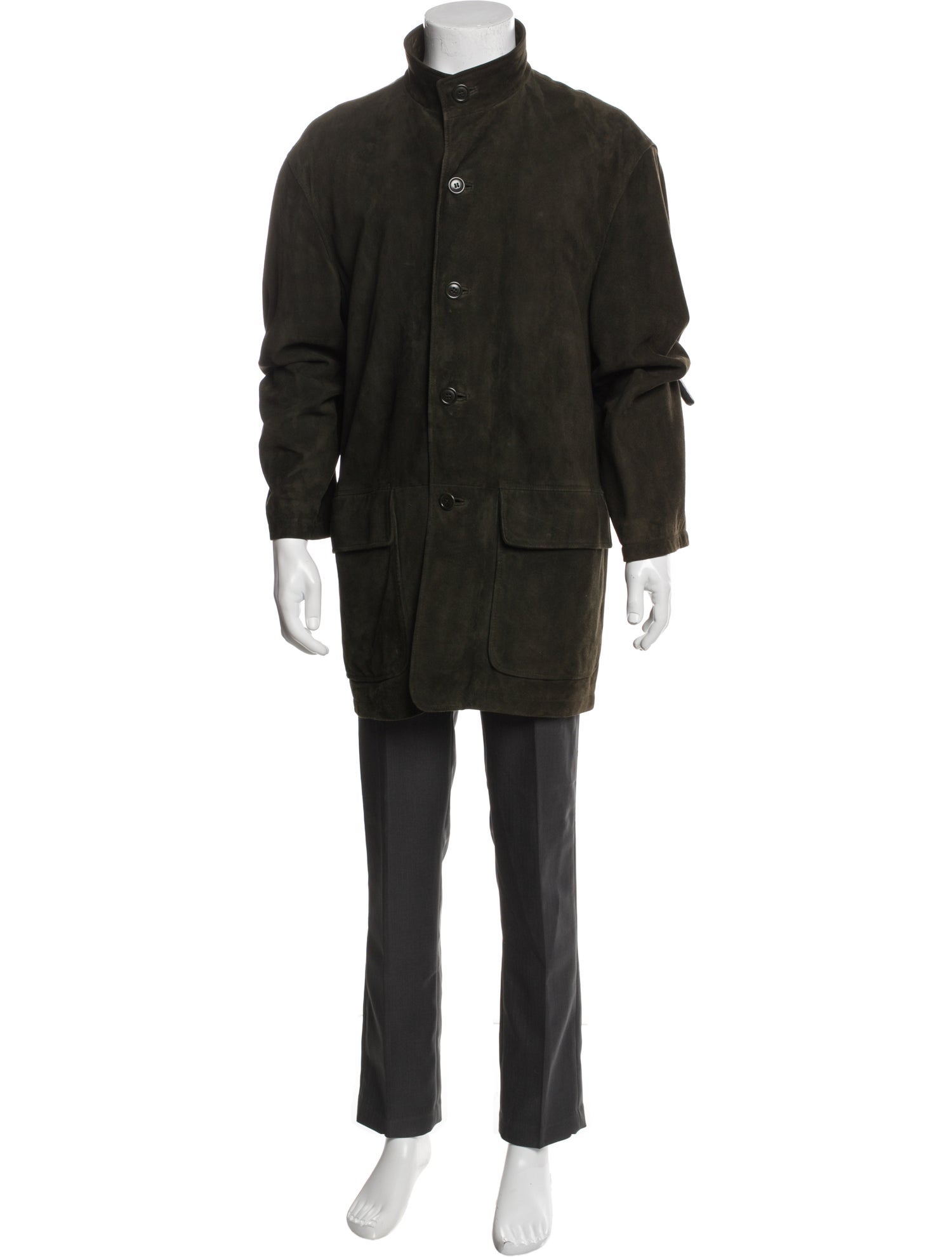 Ermenegildo Zegna Leather Parka