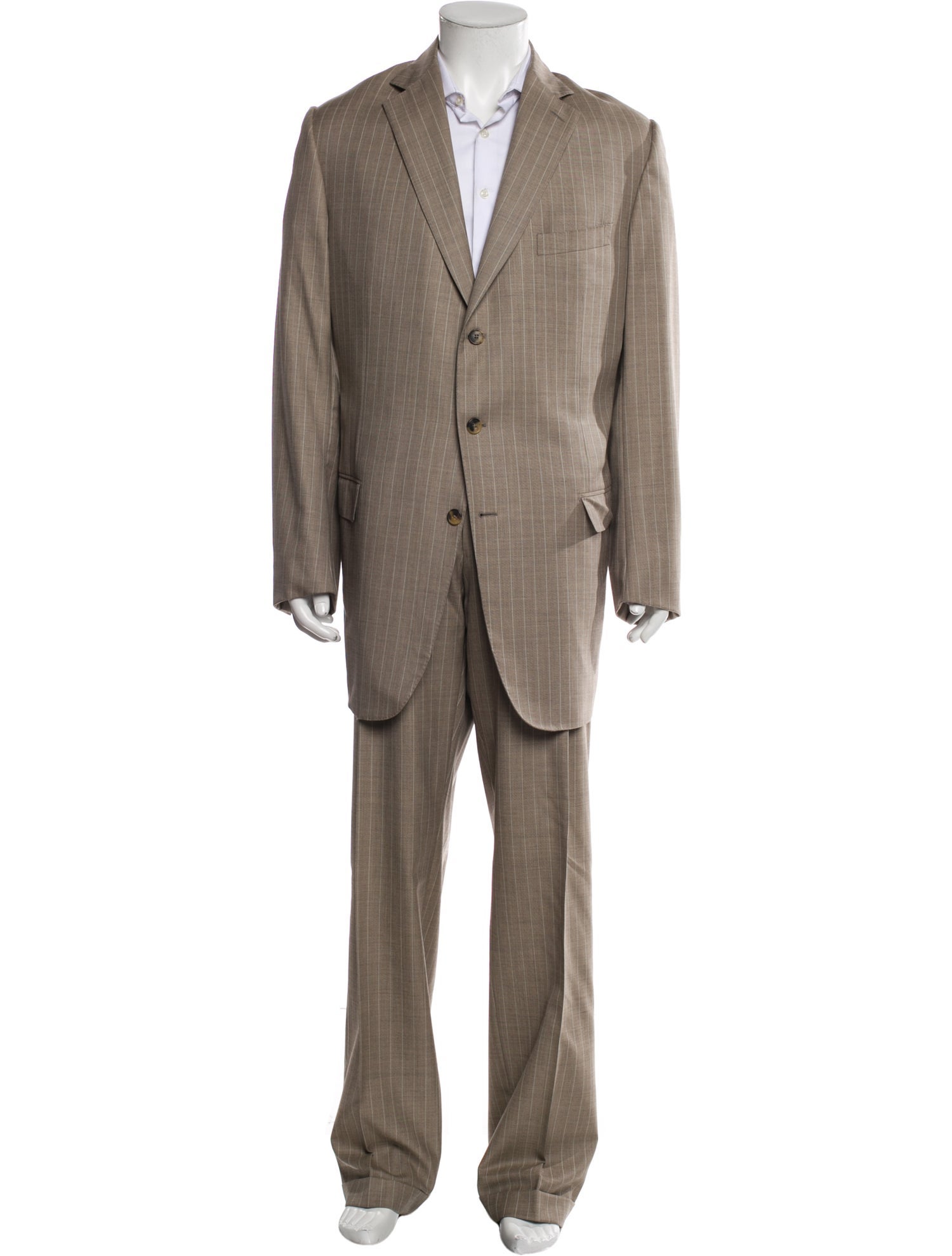 Ermenegildo Zegna Wool Striped Two-Piece Suit