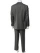 Ermenegildo Zegna Wool Plaid Print Two-Piece Suit
