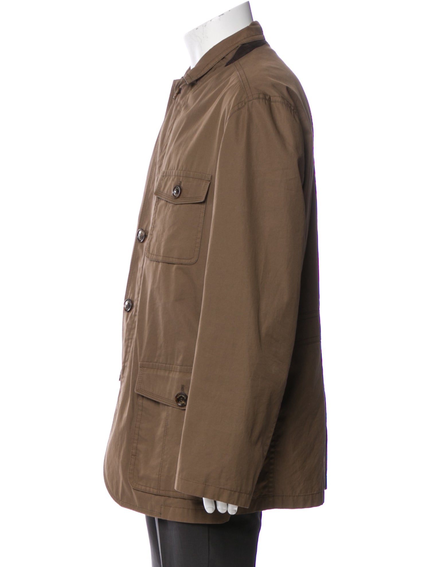 Ermenegildo Zegna Leather Utility Jacket