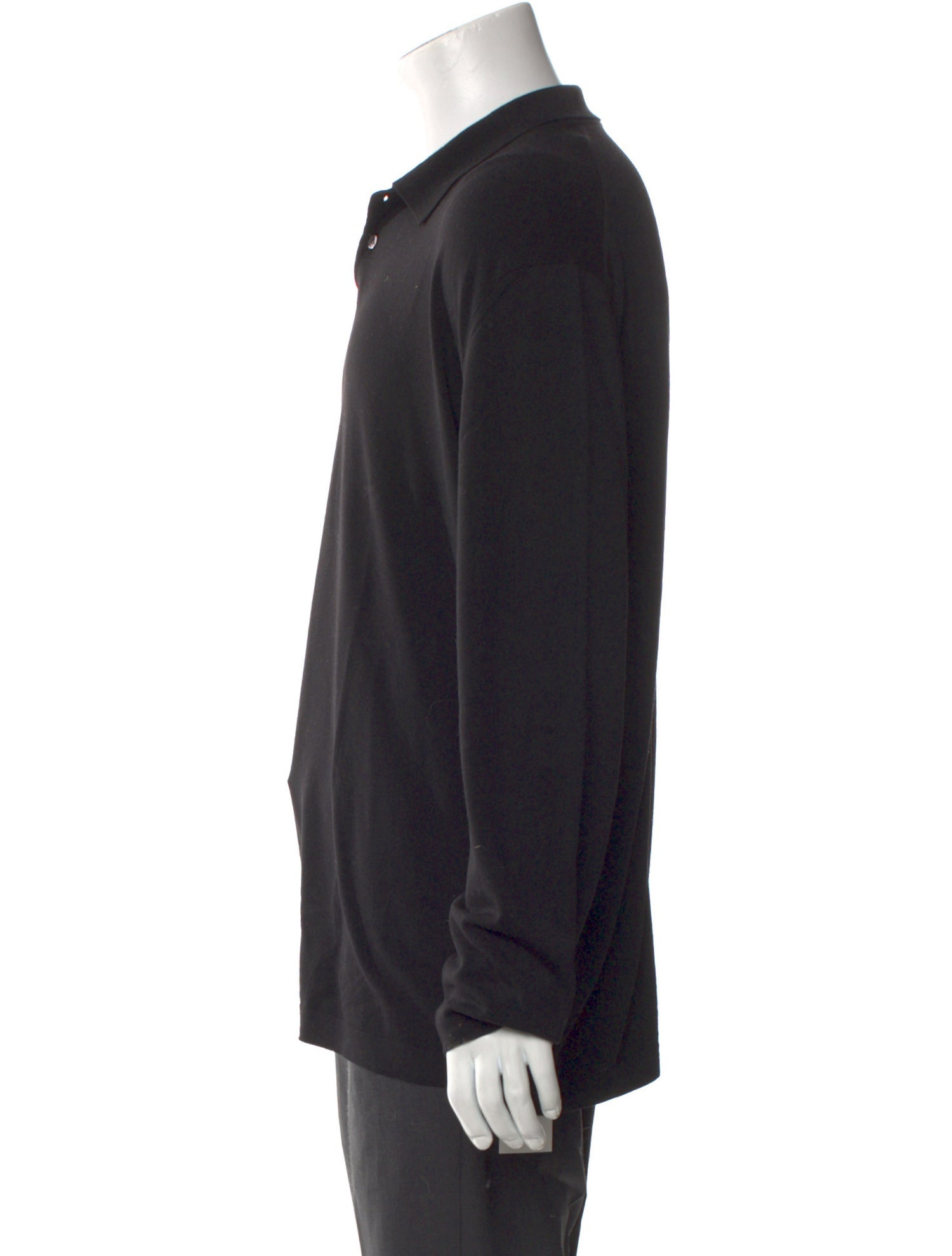 Ermenegildo Zegna Wool Collar Polo Sweater