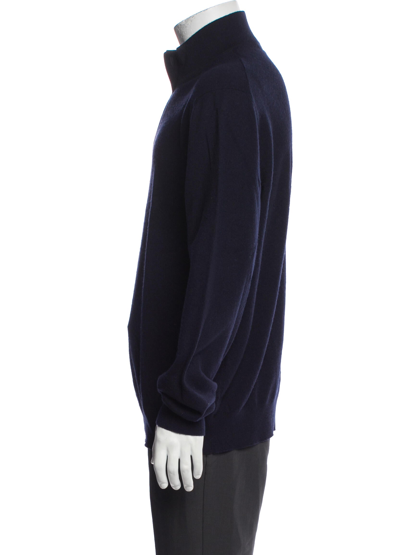 Ermenegildo Zegna Cashmere Turtleneck Polo Sweater