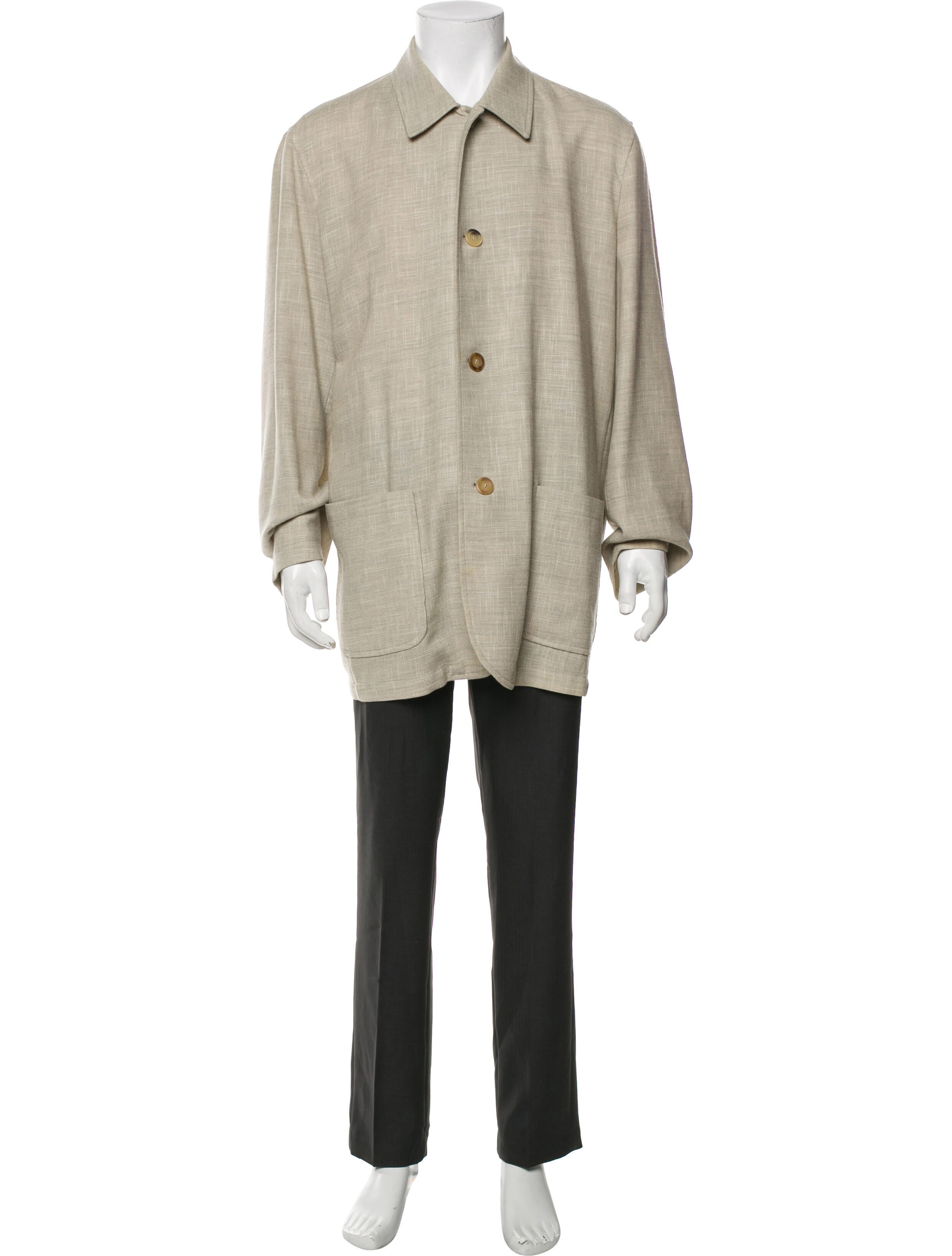 Ermenegildo Zegna Wool Overcoat