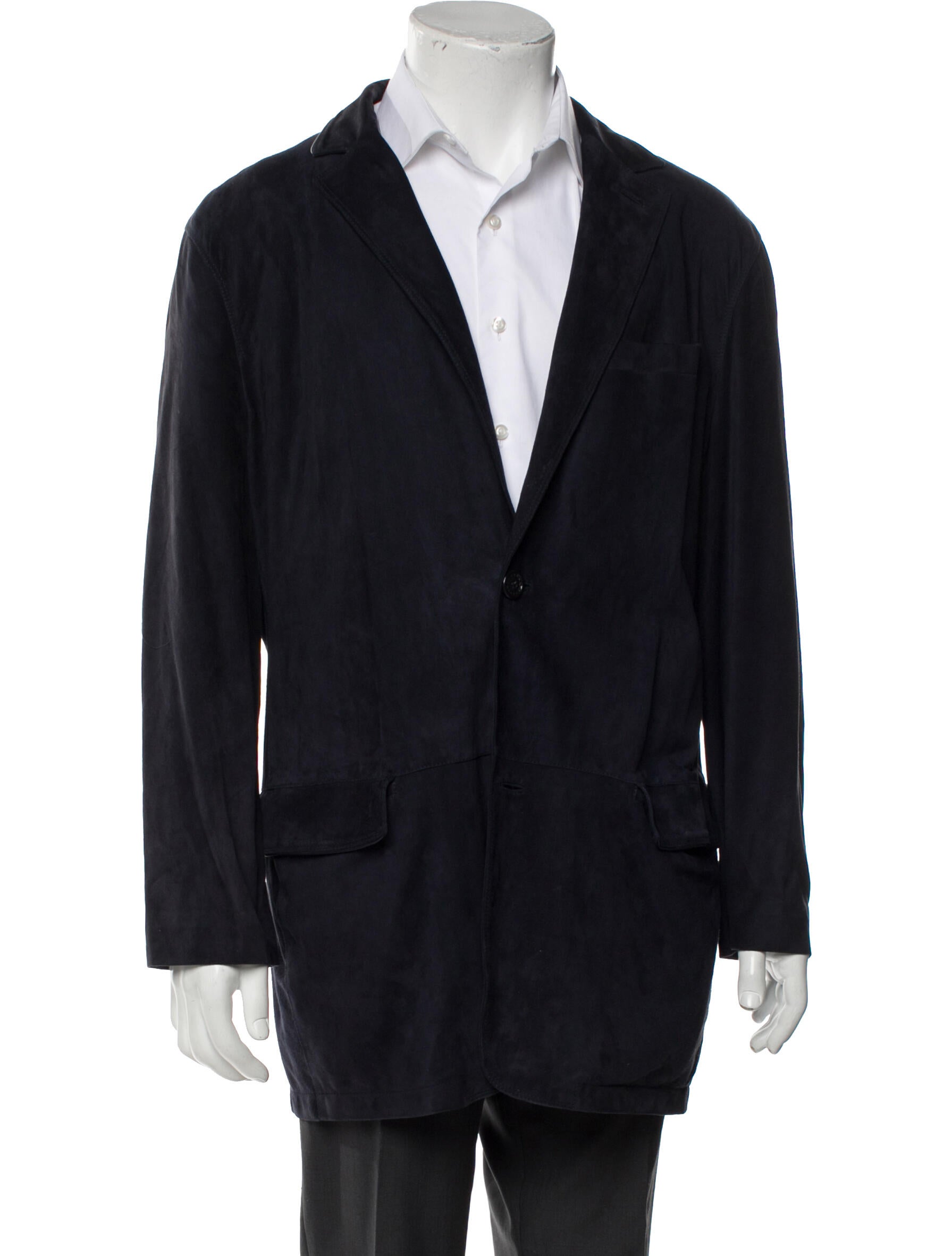 Ermenegildo Zegna Leather Blazer