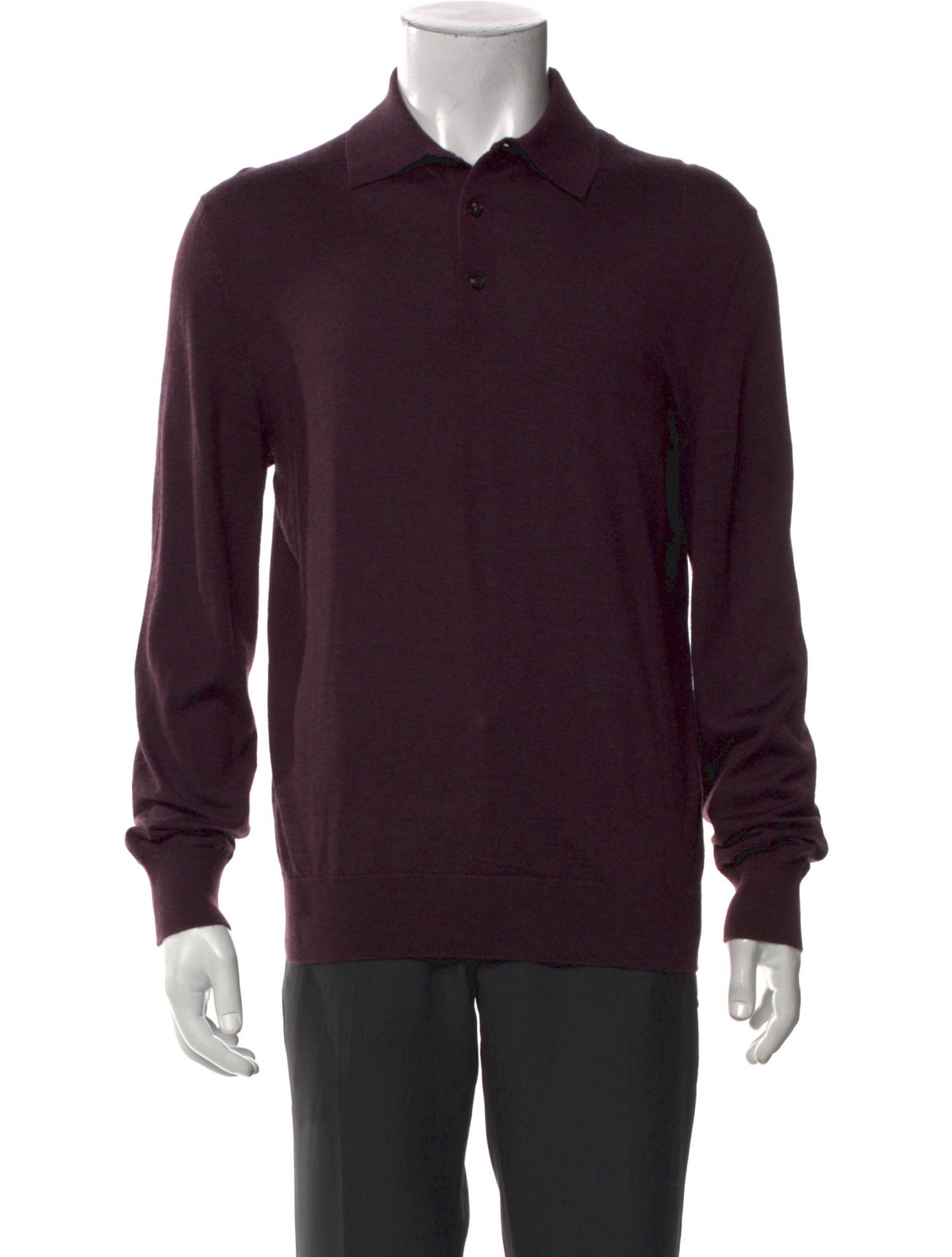 Ermenegildo Zegna Cashmere Collar Polo Sweater