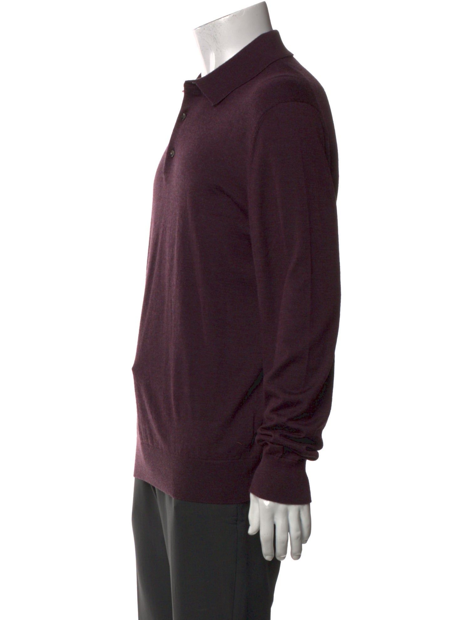 Ermenegildo Zegna Cashmere Collar Polo Sweater
