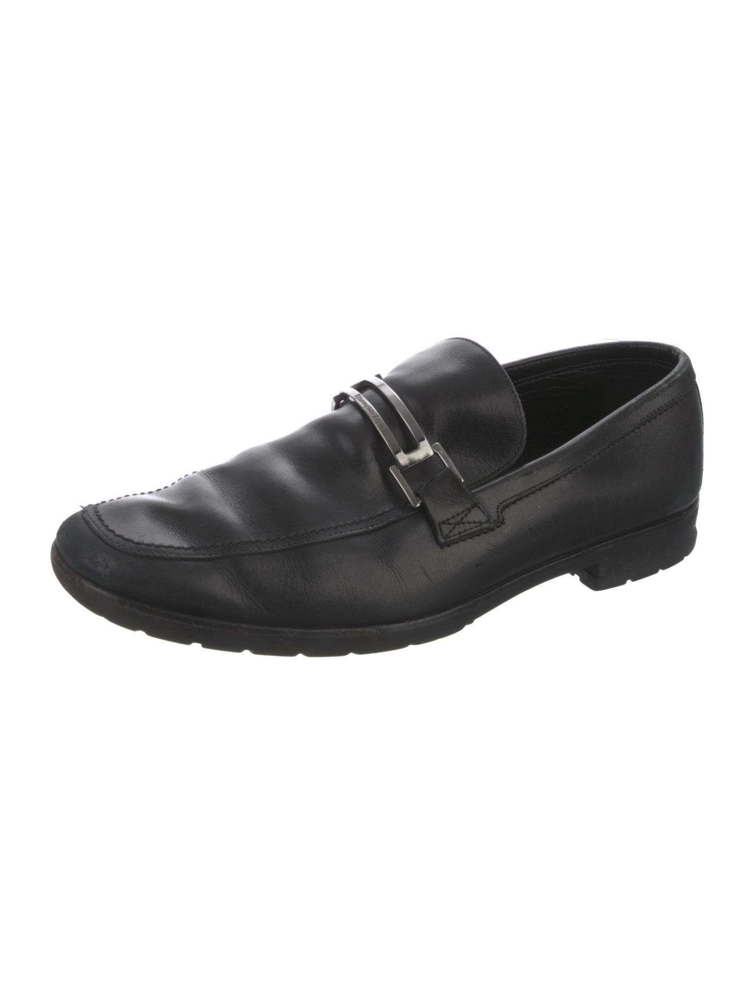 Ermenegildo Zegna Leather Dress Loafers