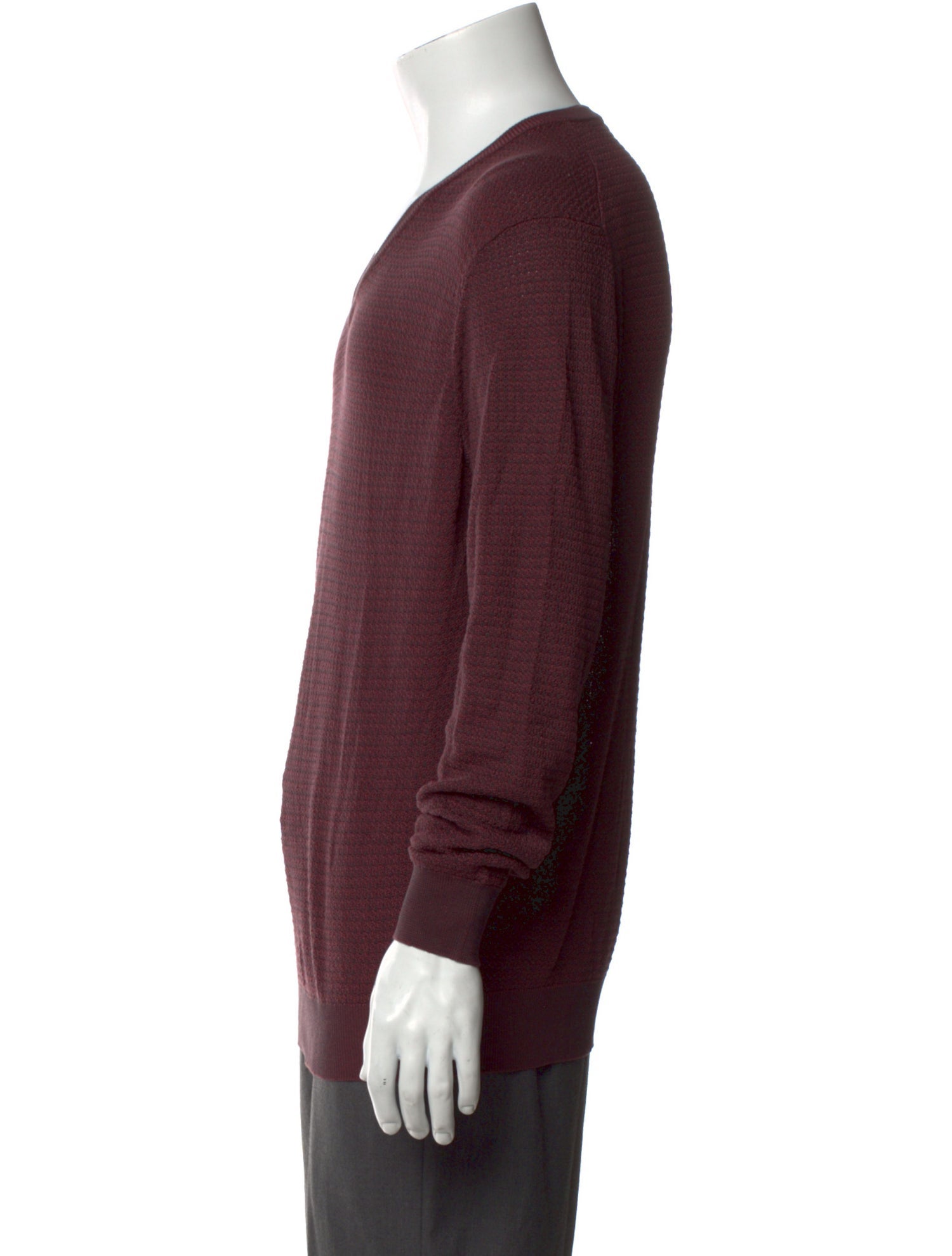 Ermenegildo Zegna Silk V-Neck Pullover