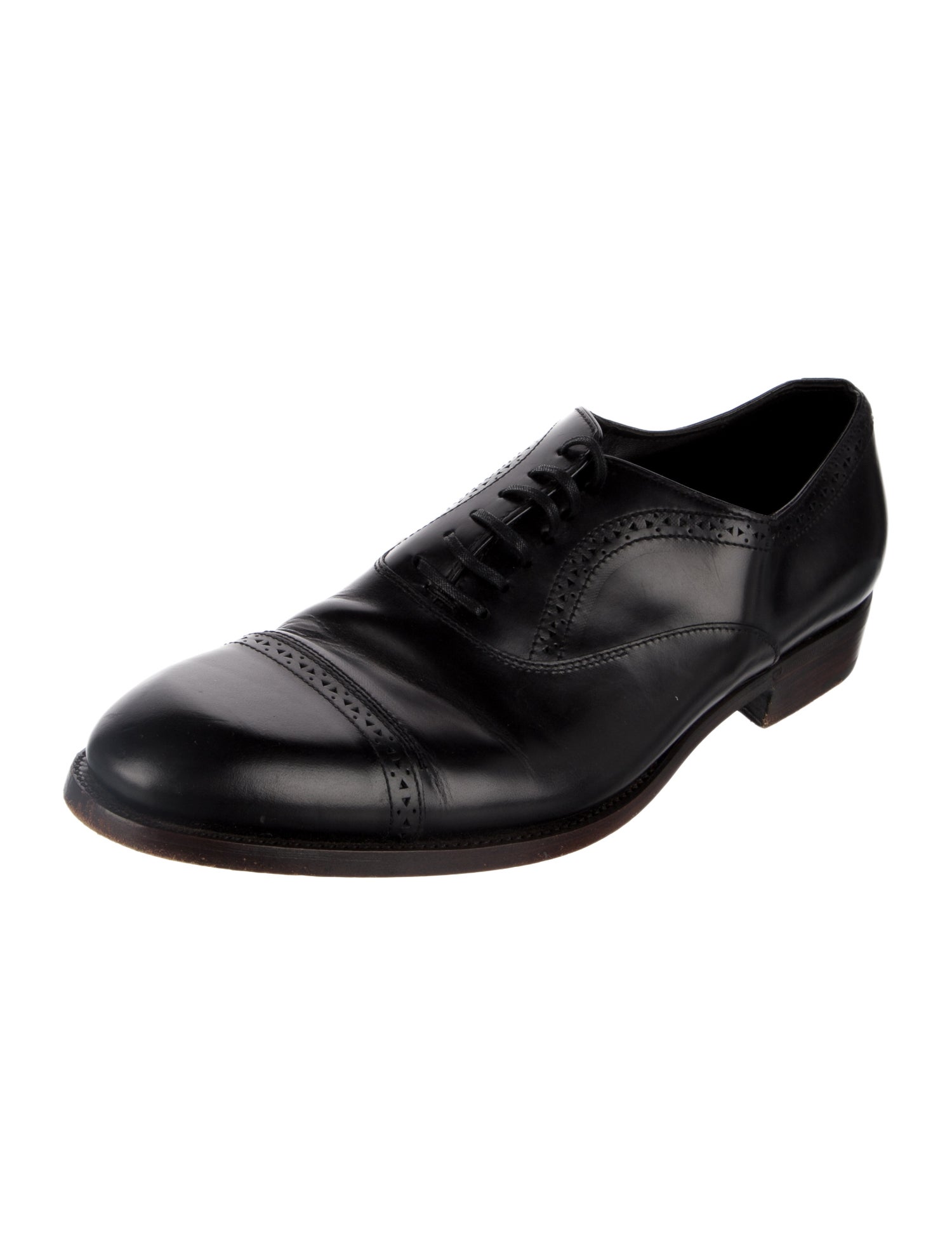 Ermenegildo Zegna Leather Oxfords