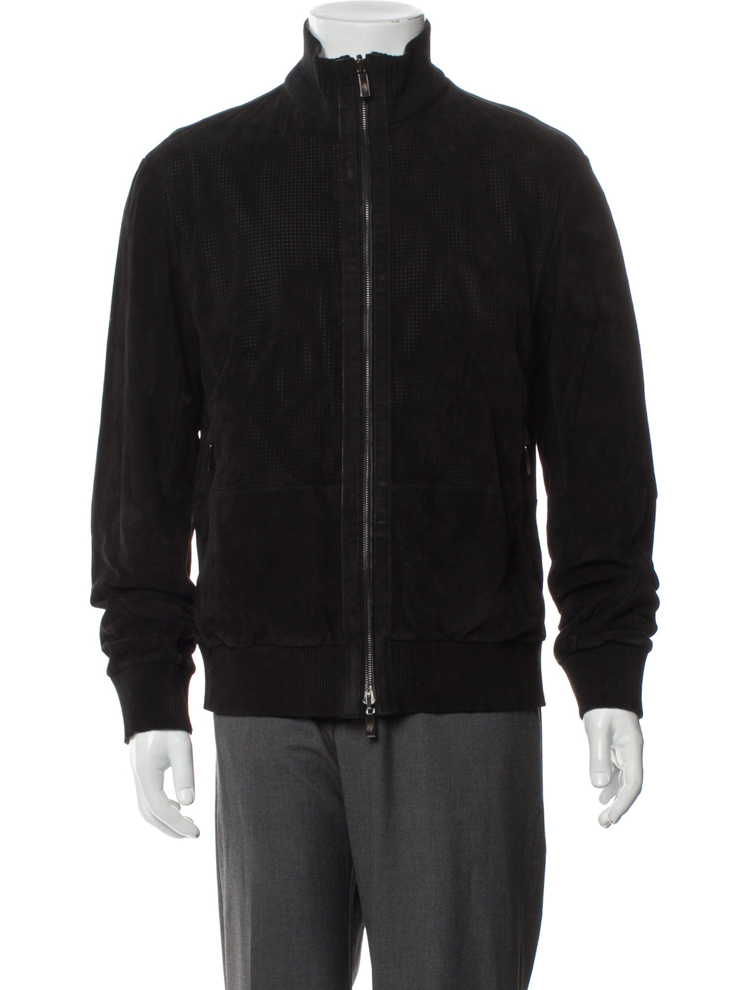 Ermenegildo Zegna Lambskin Bomber Jacket
