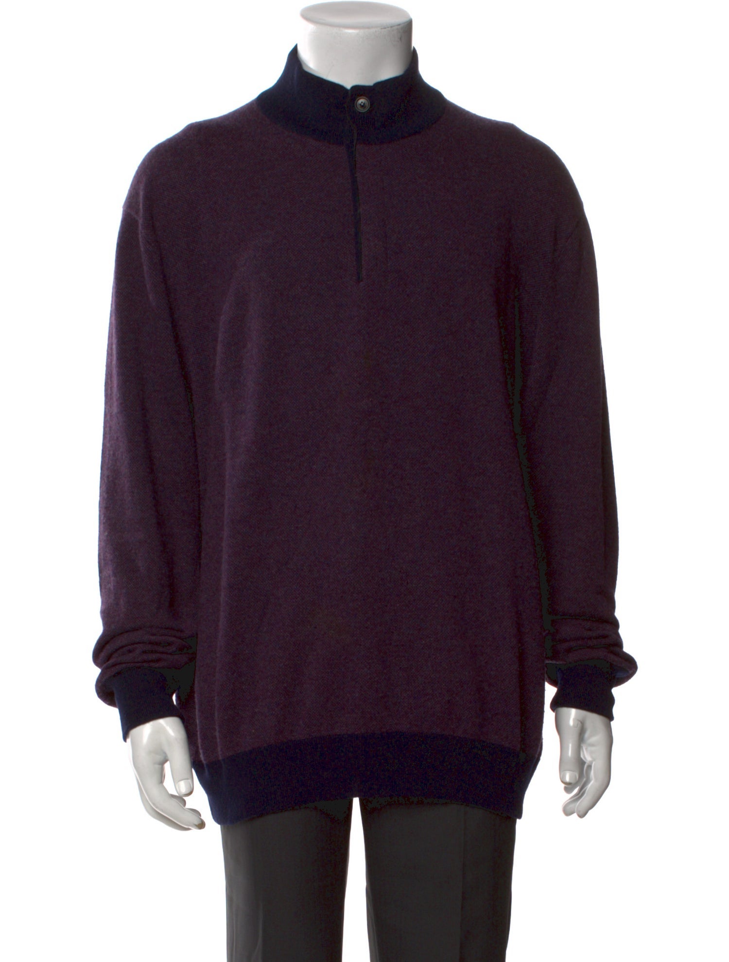 Ermenegildo Zegna Cashmere Mock Neck Pullover
