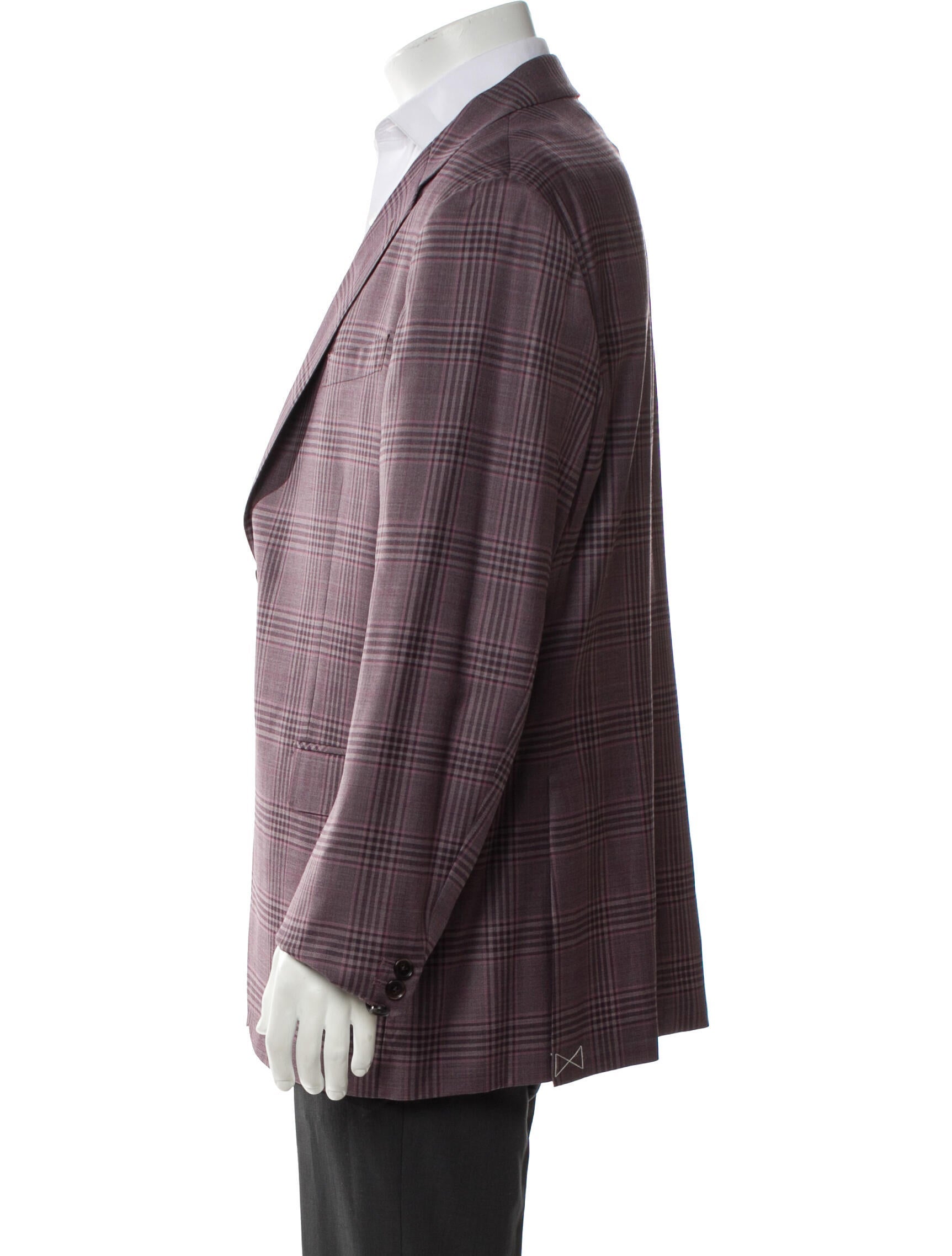 Ermenegildo Zegna Plaid Print Blazer