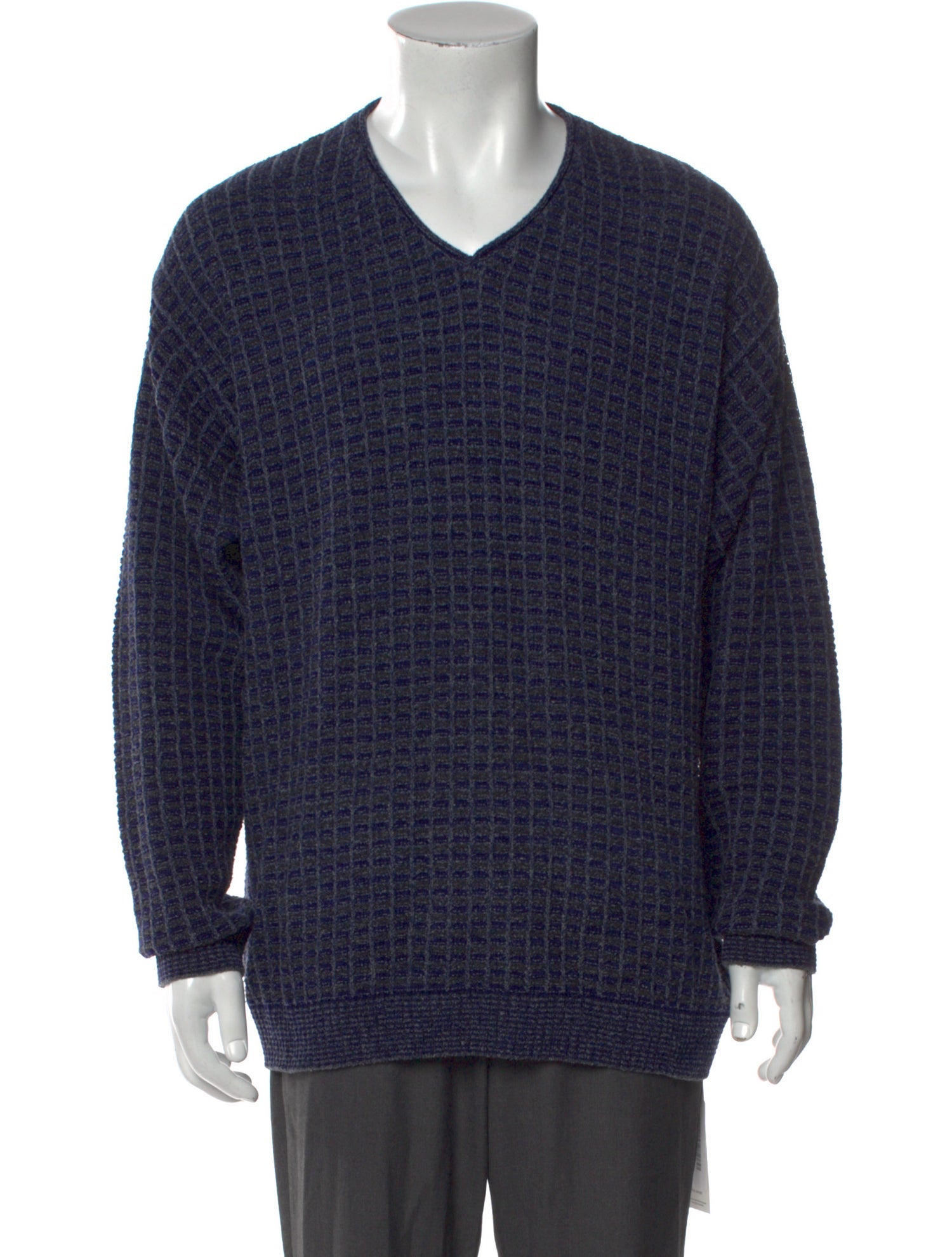Ermenegildo Zegna V-Neck Long Sleeve Pullover