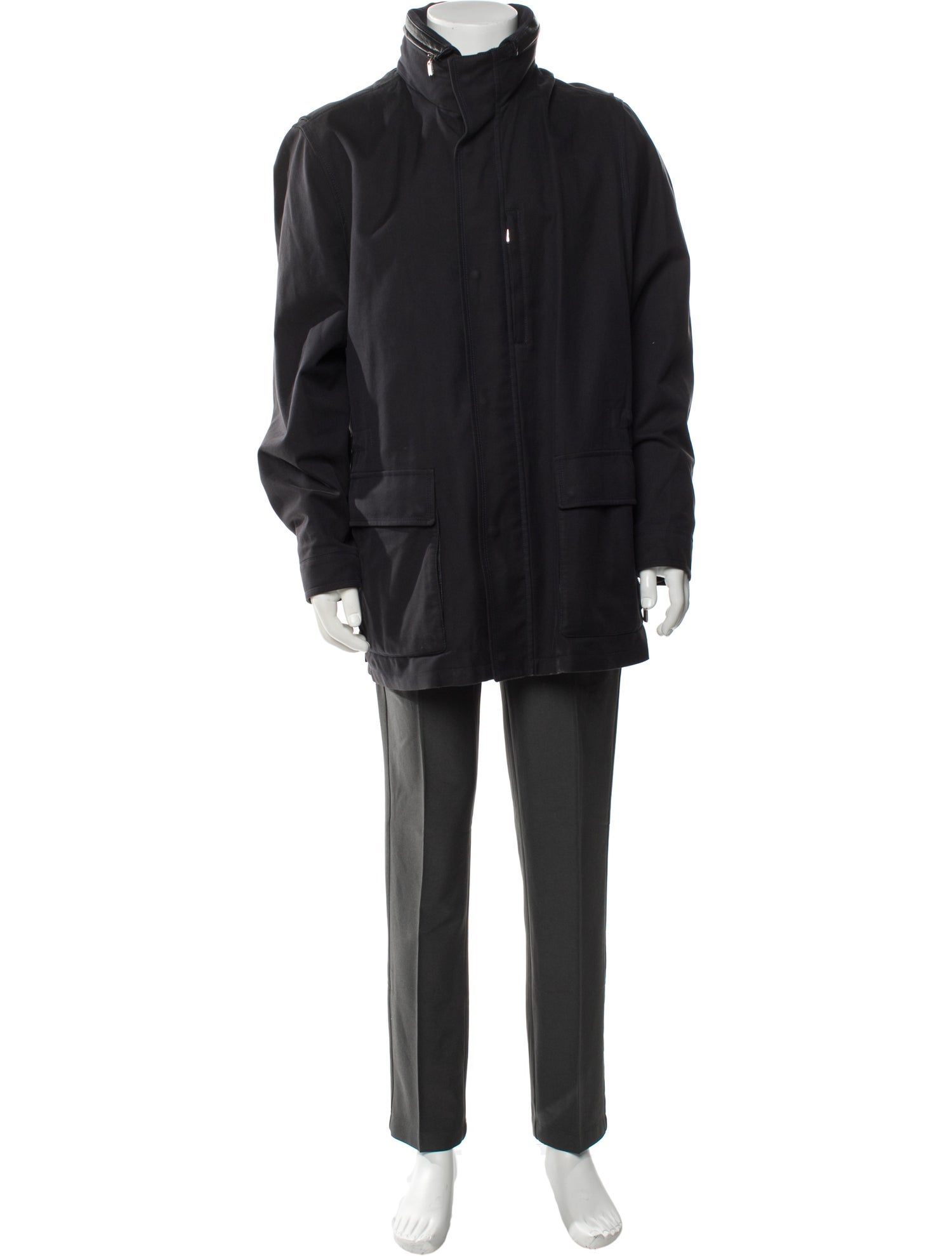 Ermenegildo Zegna Leather Parka