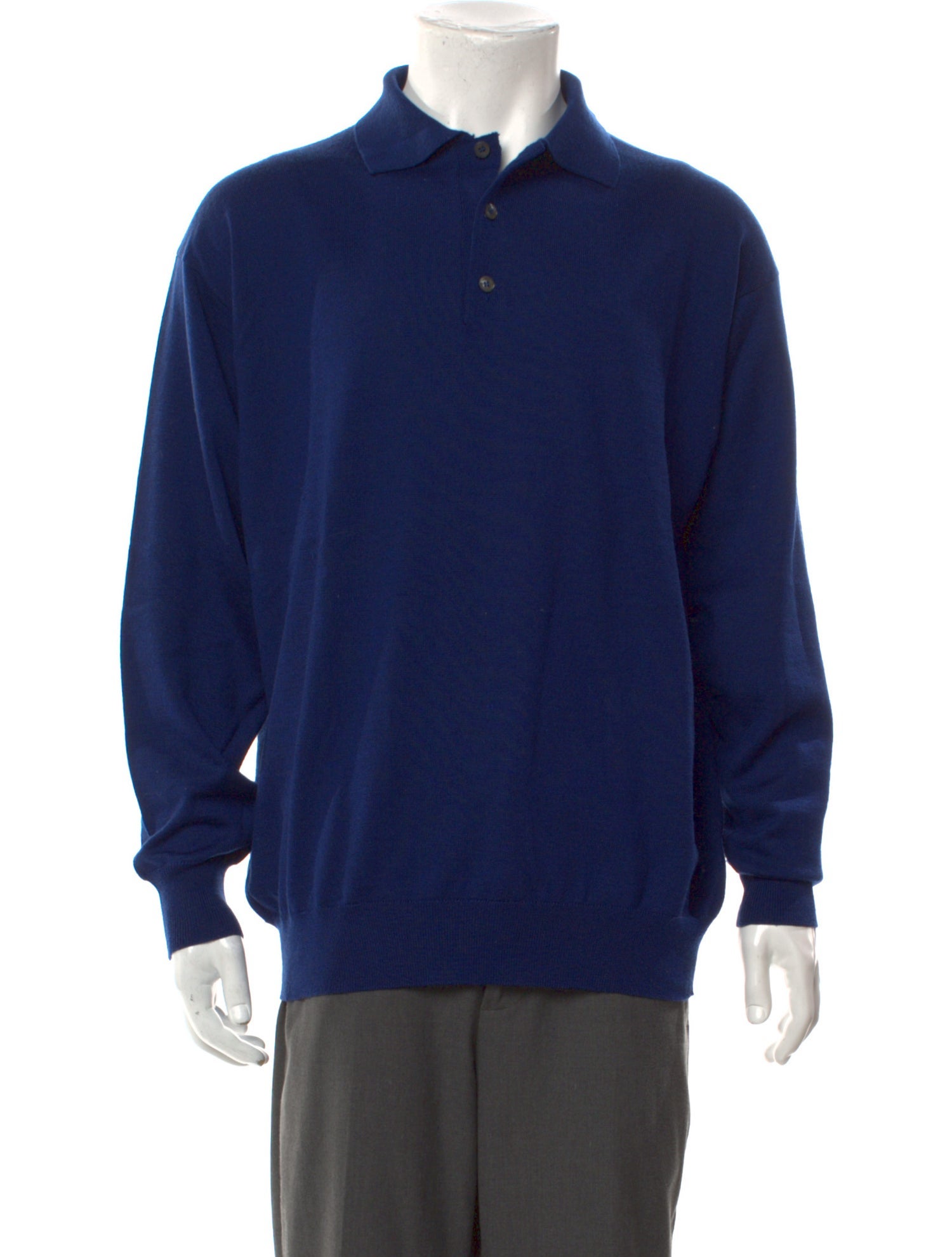 Ermenegildo Zegna Virgin Wool Turtleneck Polo Sweater