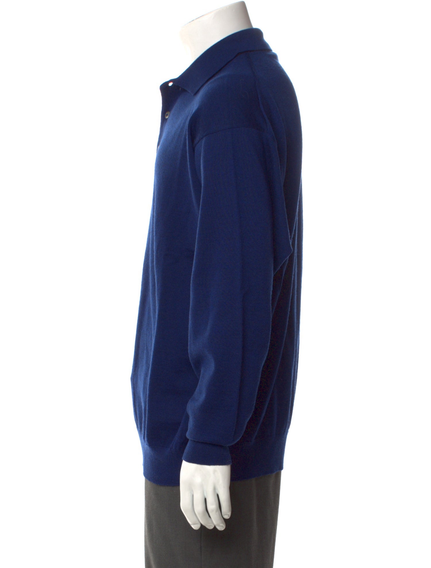 Ermenegildo Zegna Virgin Wool Turtleneck Polo Sweater