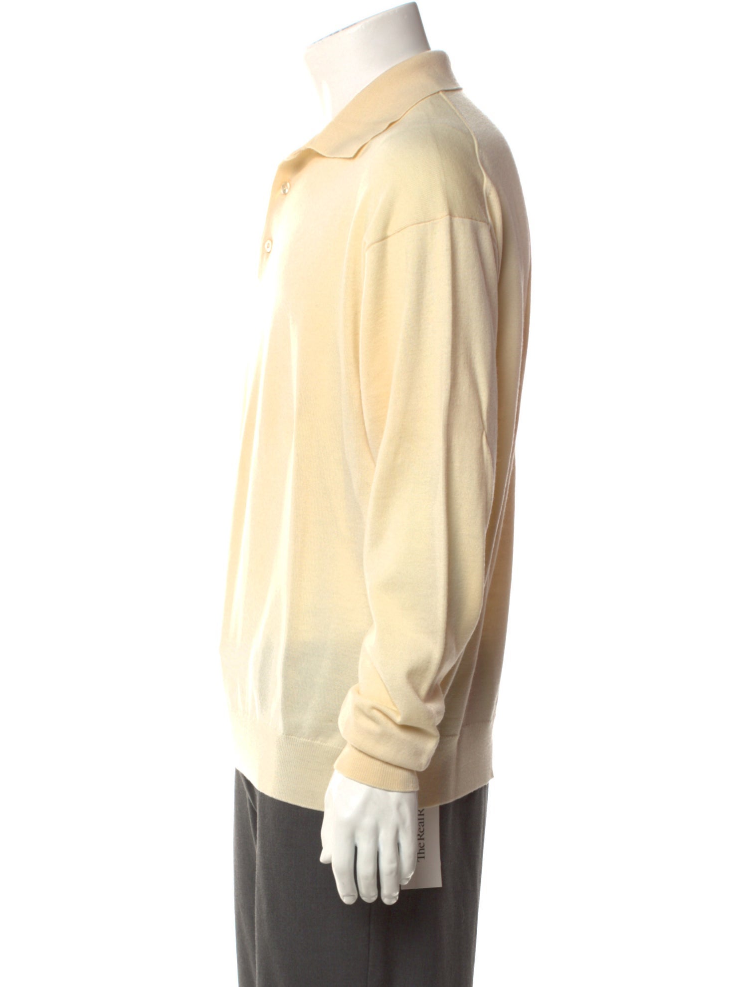 Ermenegildo Zegna Merino Wool Mock Neck Polo Sweater