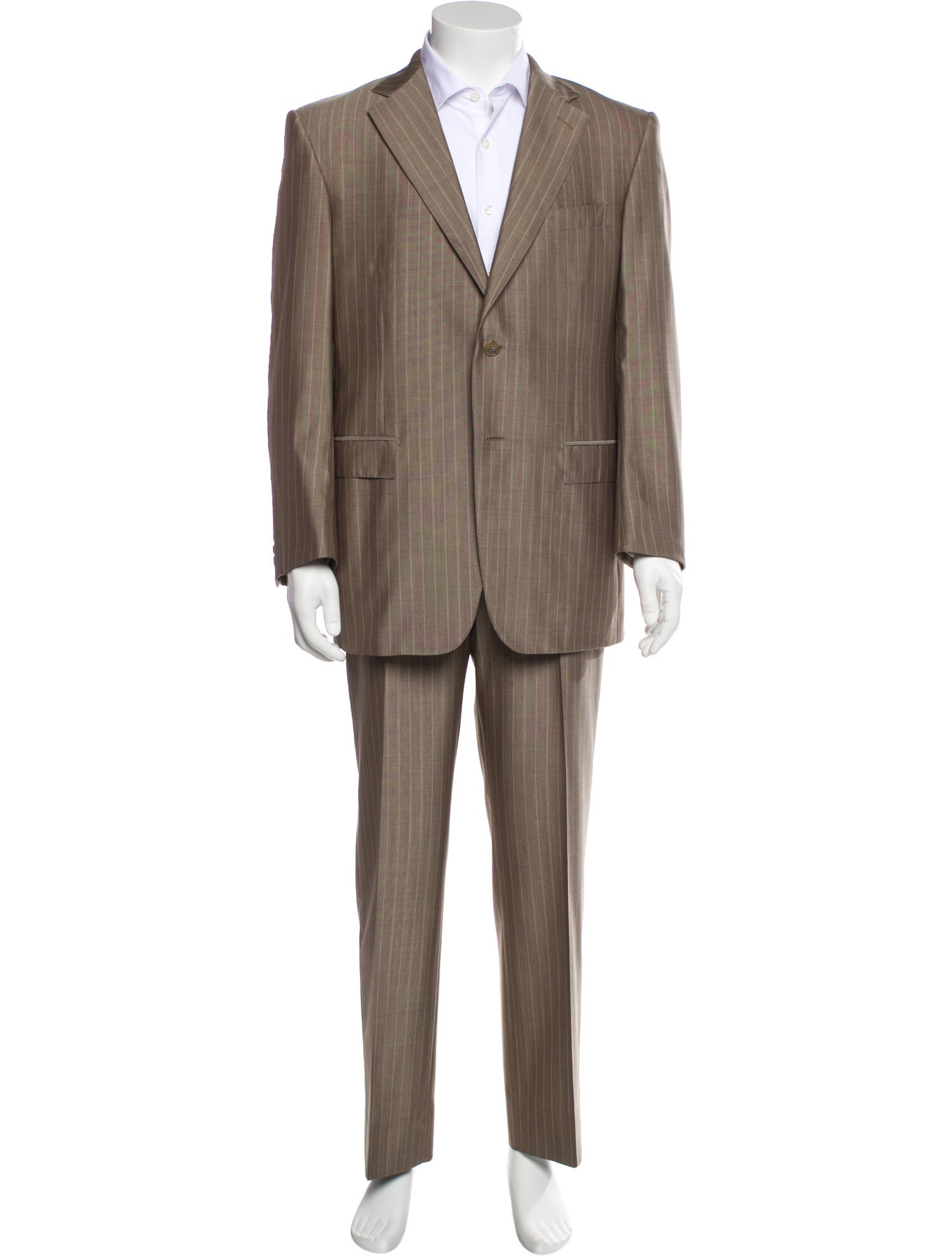 Ermenegildo Zegna Wool Striped Two-Piece Suit