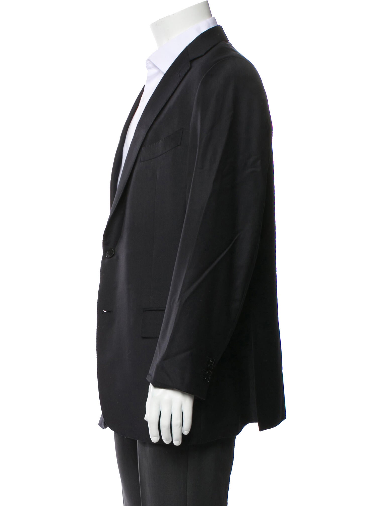 Ermenegildo Zegna wool solid blazer