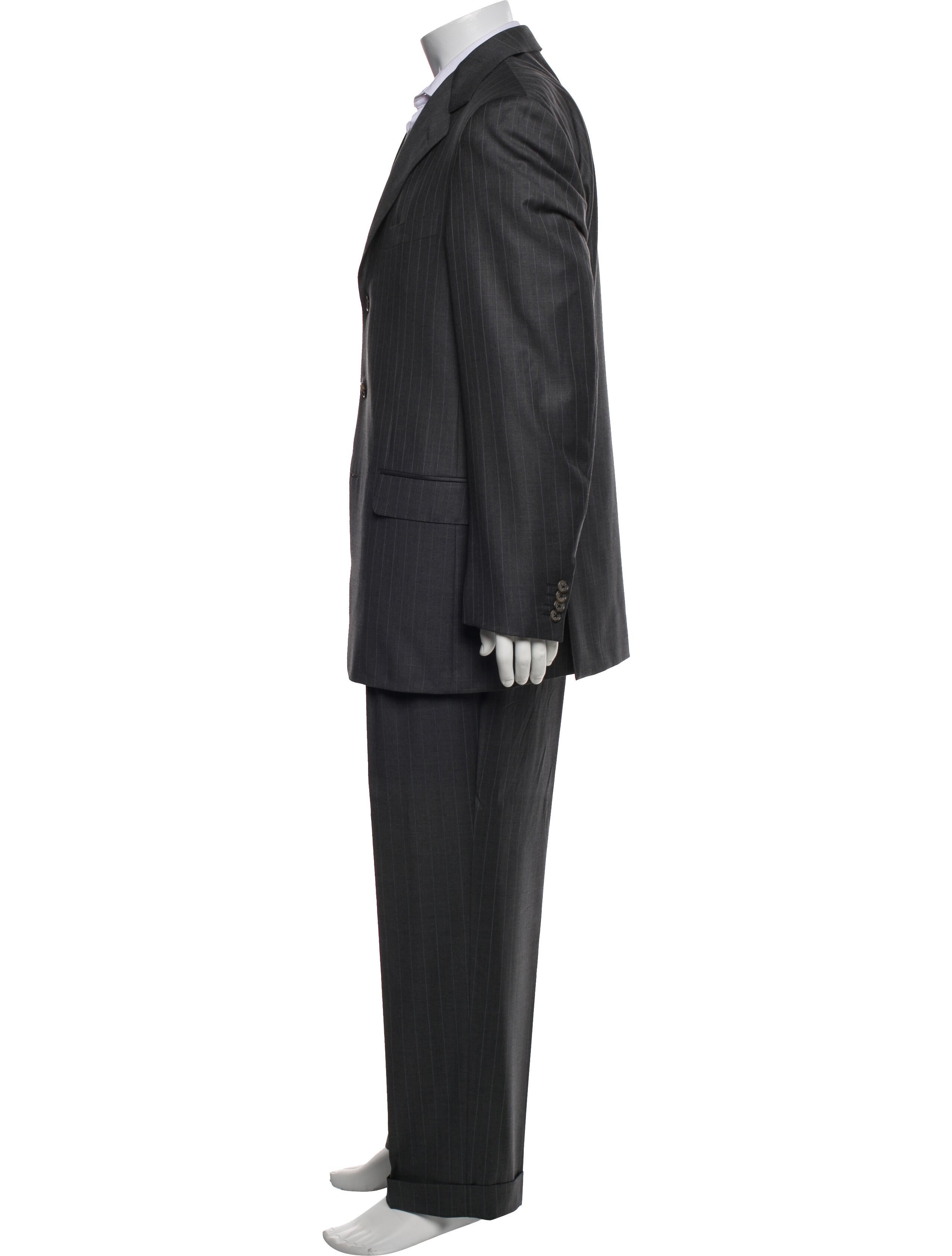 Ermenegildo Zegna Wool Striped Two-Piece Suit