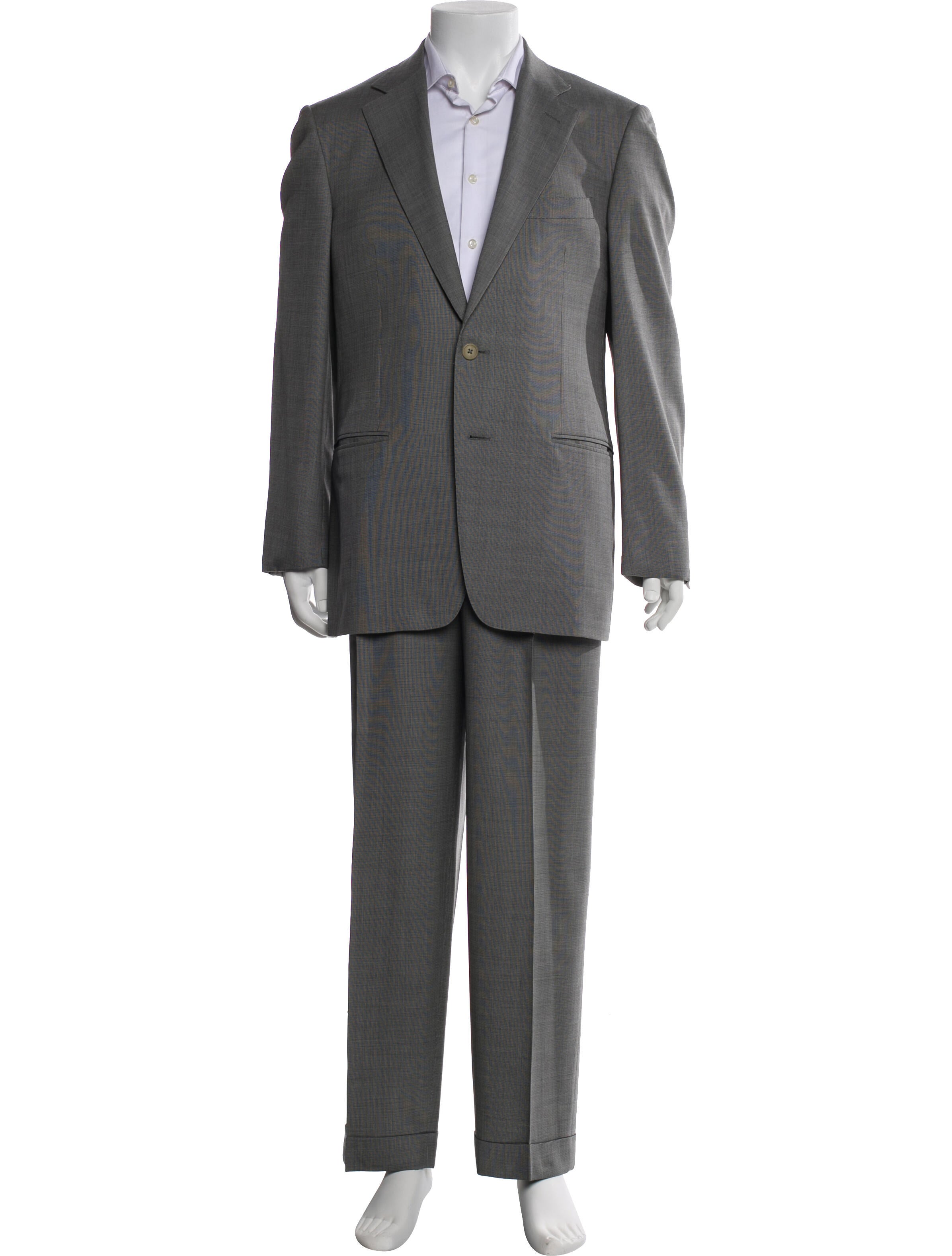 Ermenegildo Zegna Wool Striped Two-Piece Suit
