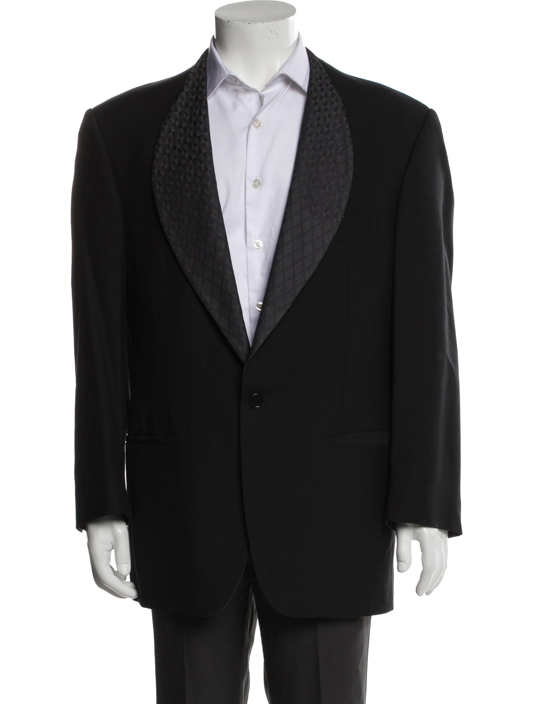 Ermenegildo Zegna Vintage Virgin Wool Smoking Jacket