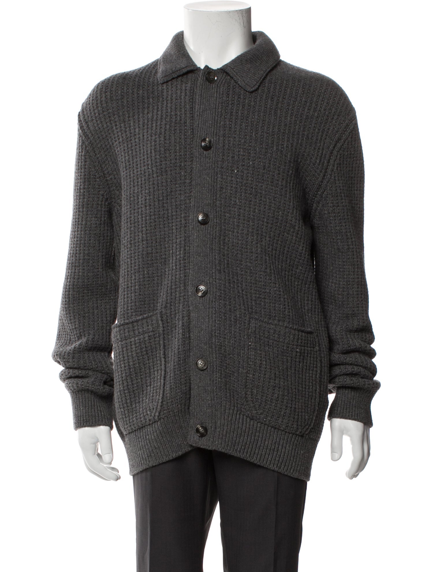 Ermenegildo Zegna Wool Mock Neck Cardigan