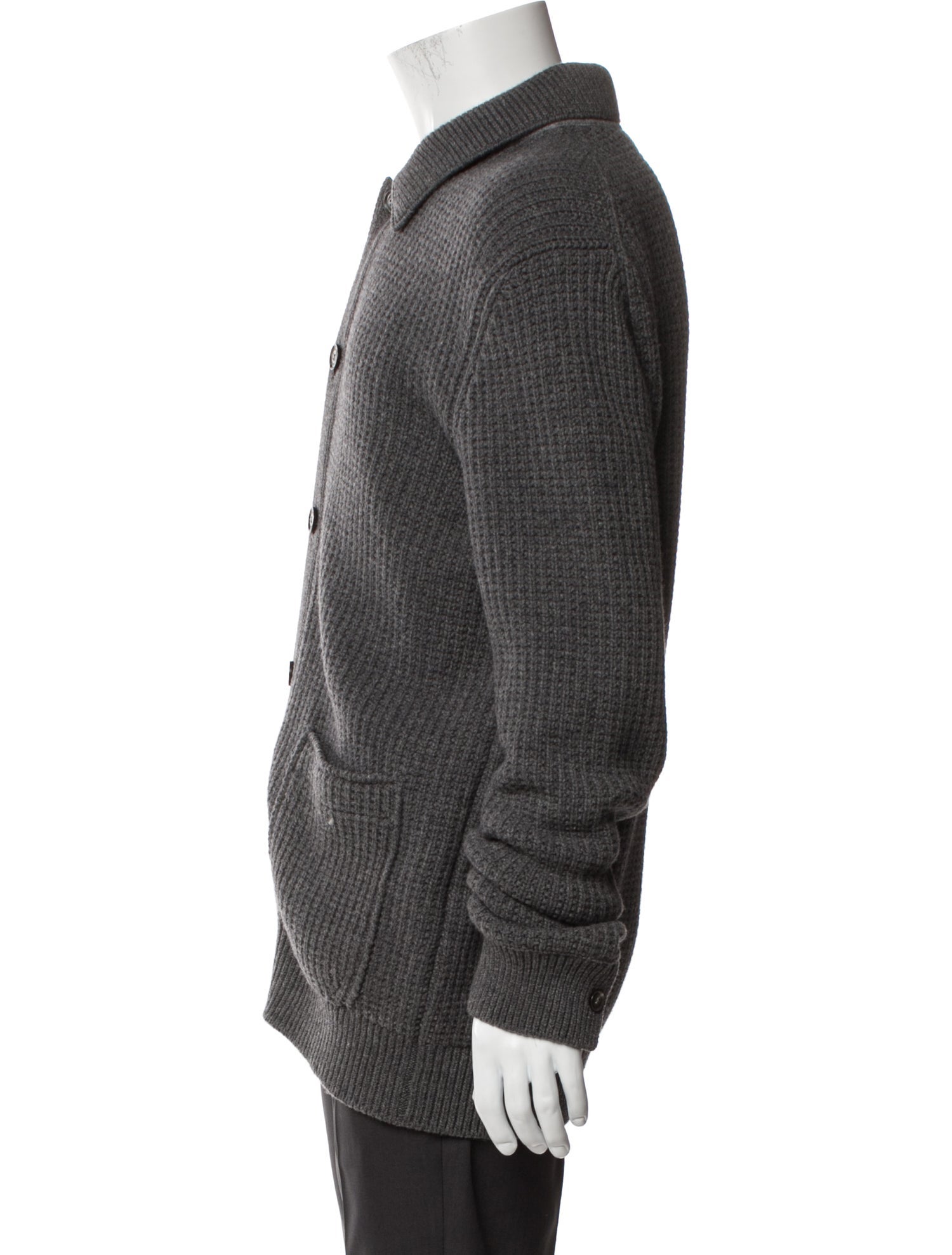 Ermenegildo Zegna Wool Mock Neck Cardigan