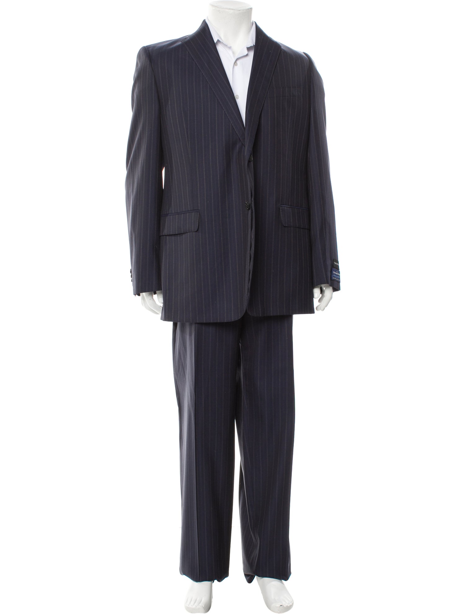Ermenegildo Zegna Wool Striped Two-Piece Blazer