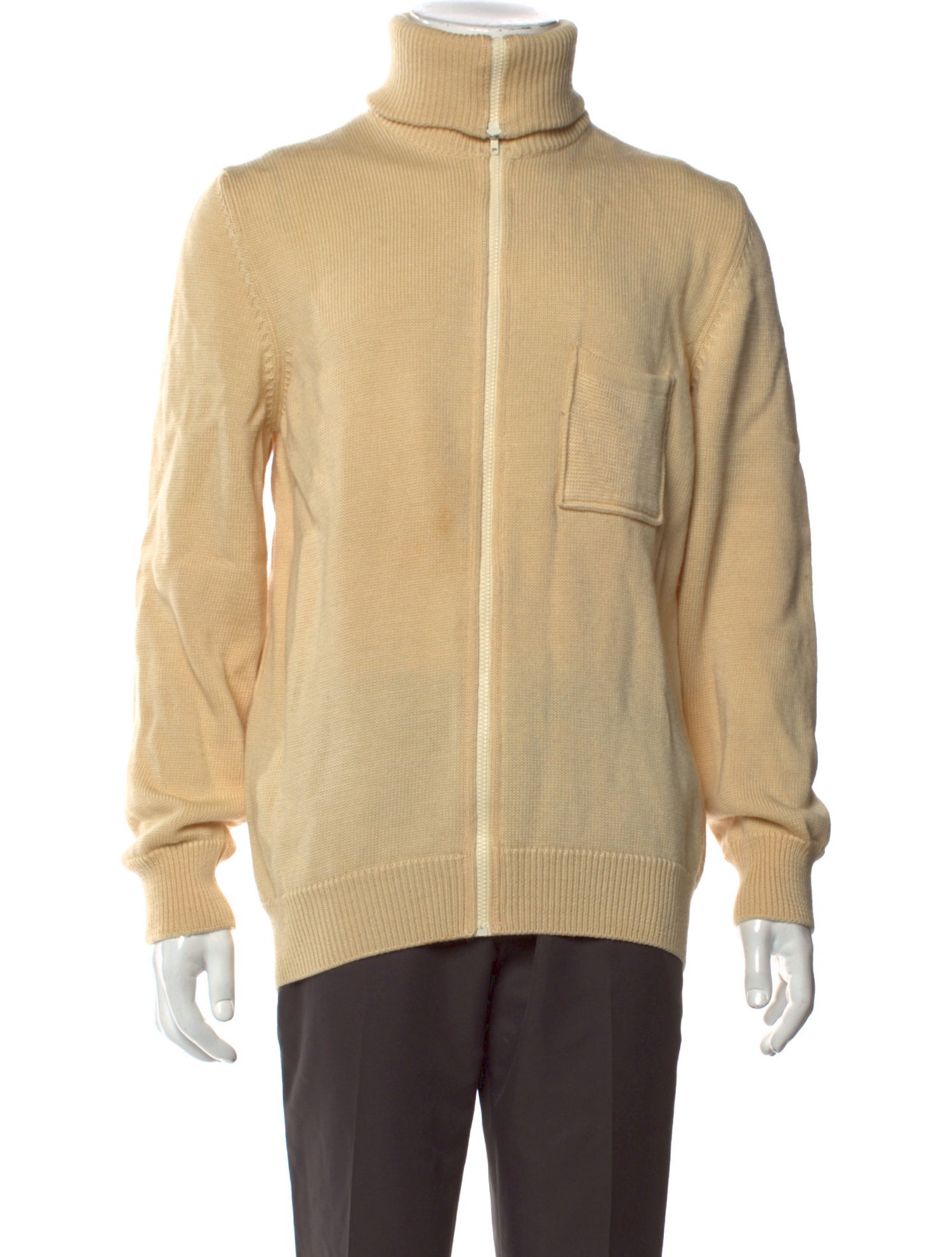 Ermenegildo Zegna Wool Turtleneck Cardigan