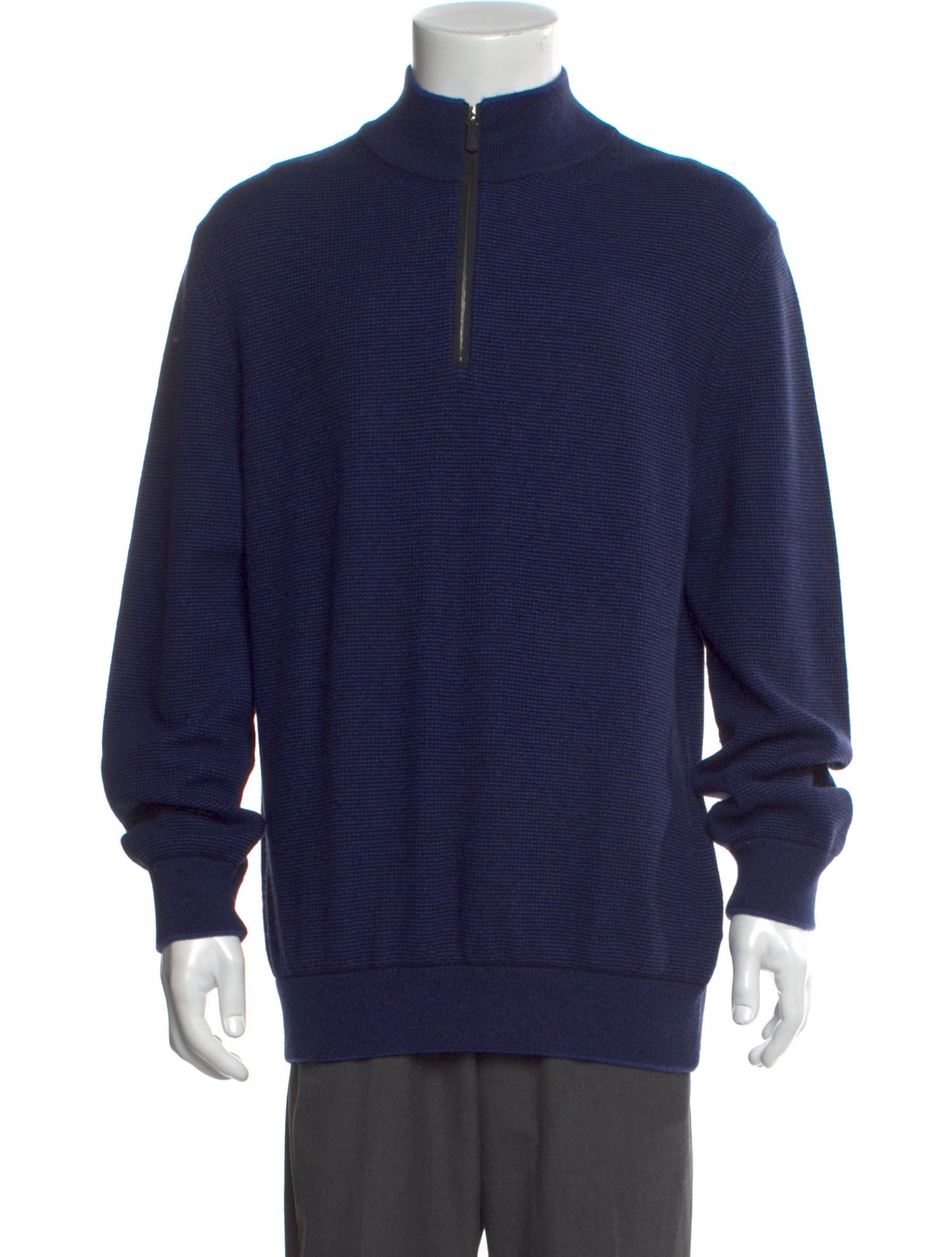 Ermenegildo Zegna Turtleneck Long Sleeve Polo Sweater