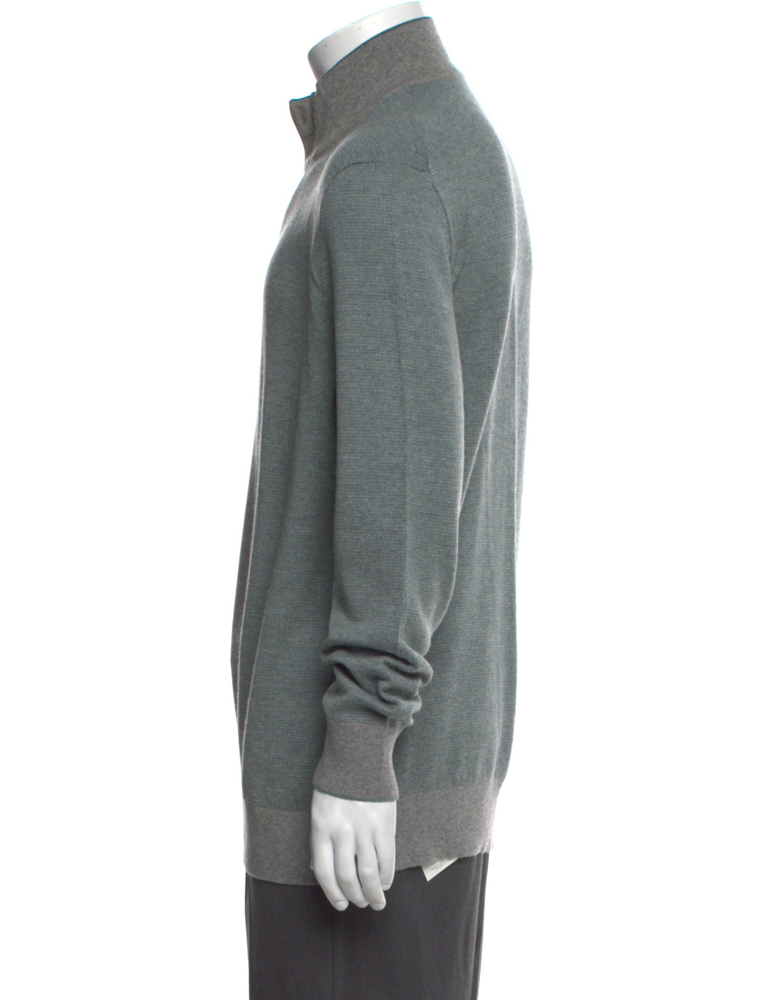 Ermenegildo Zegna Cashmere Turtleneck Polo Sweater